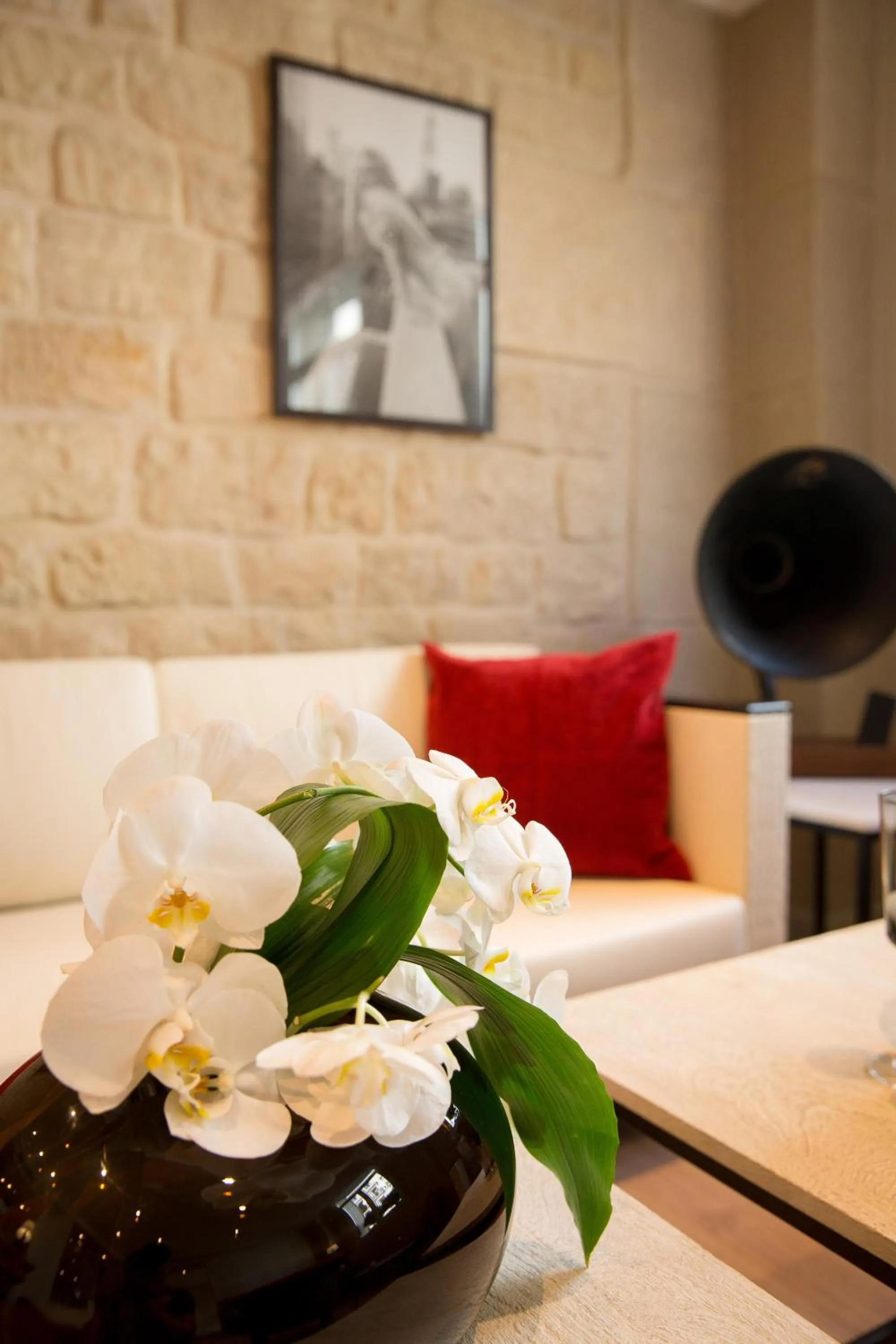 Lounge or bar, Bed in Hotel Elysees Opera