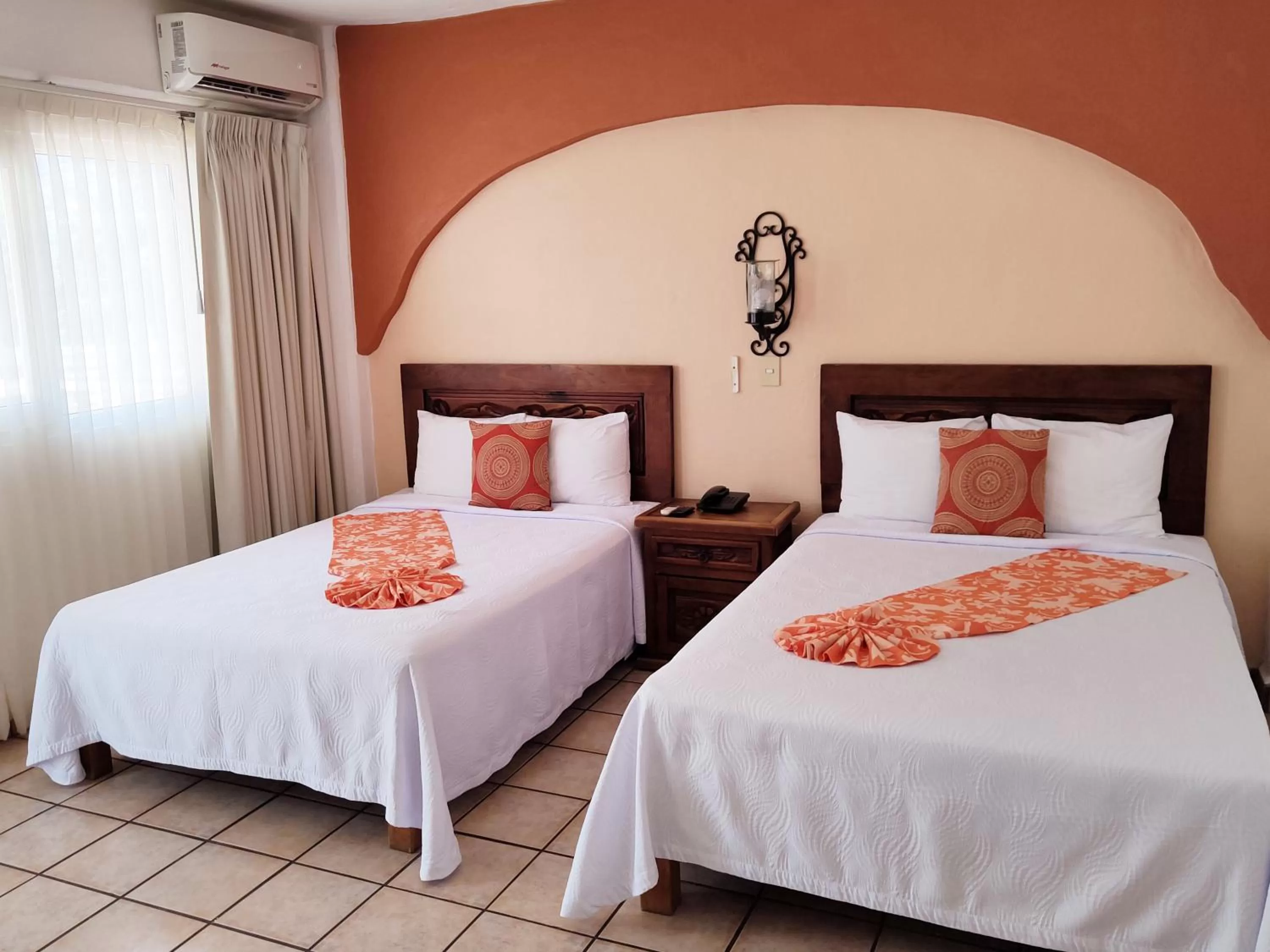 Bed in Hotel El Pescador