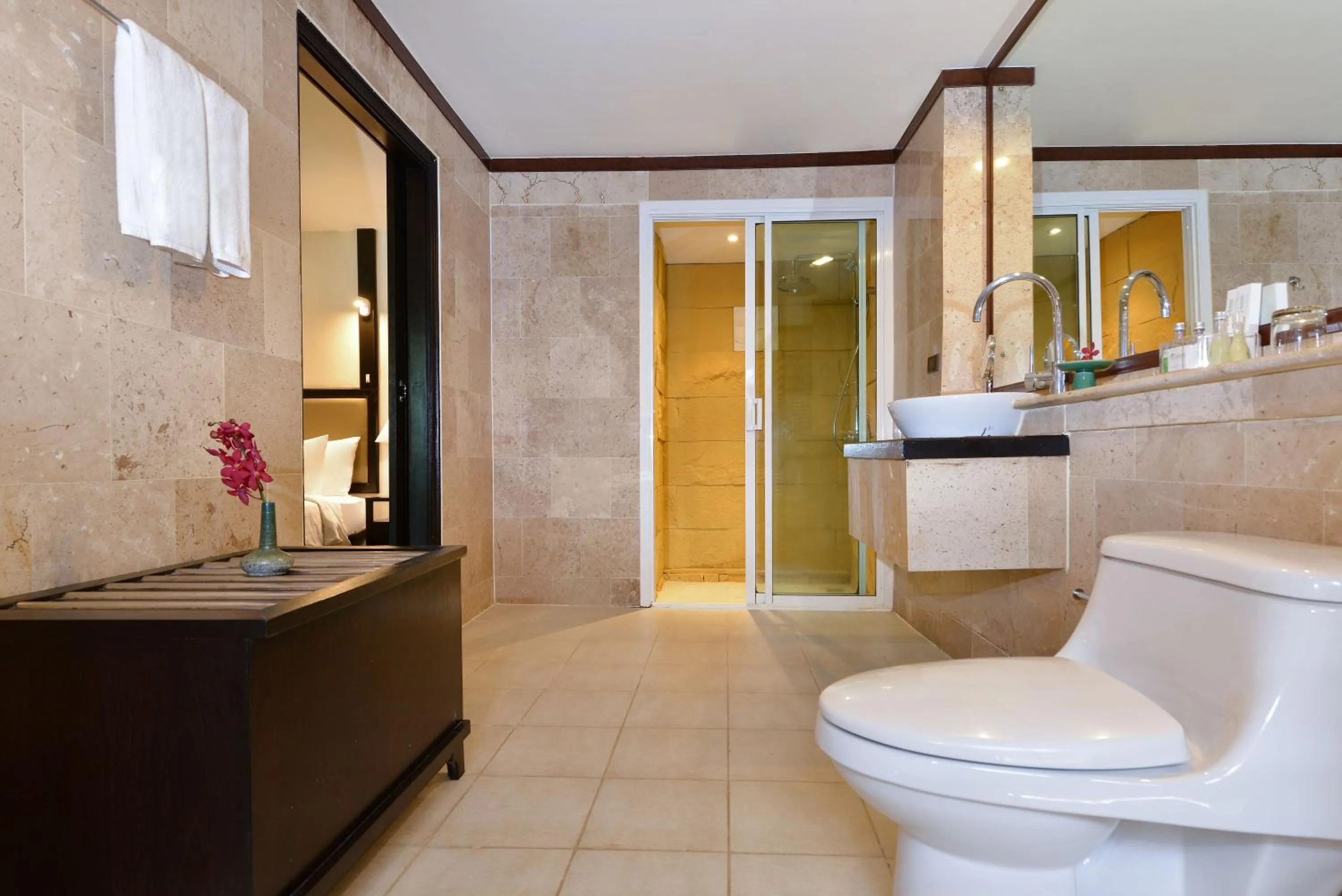 Bathroom in Andaman White Beach Resort - SHA Plus