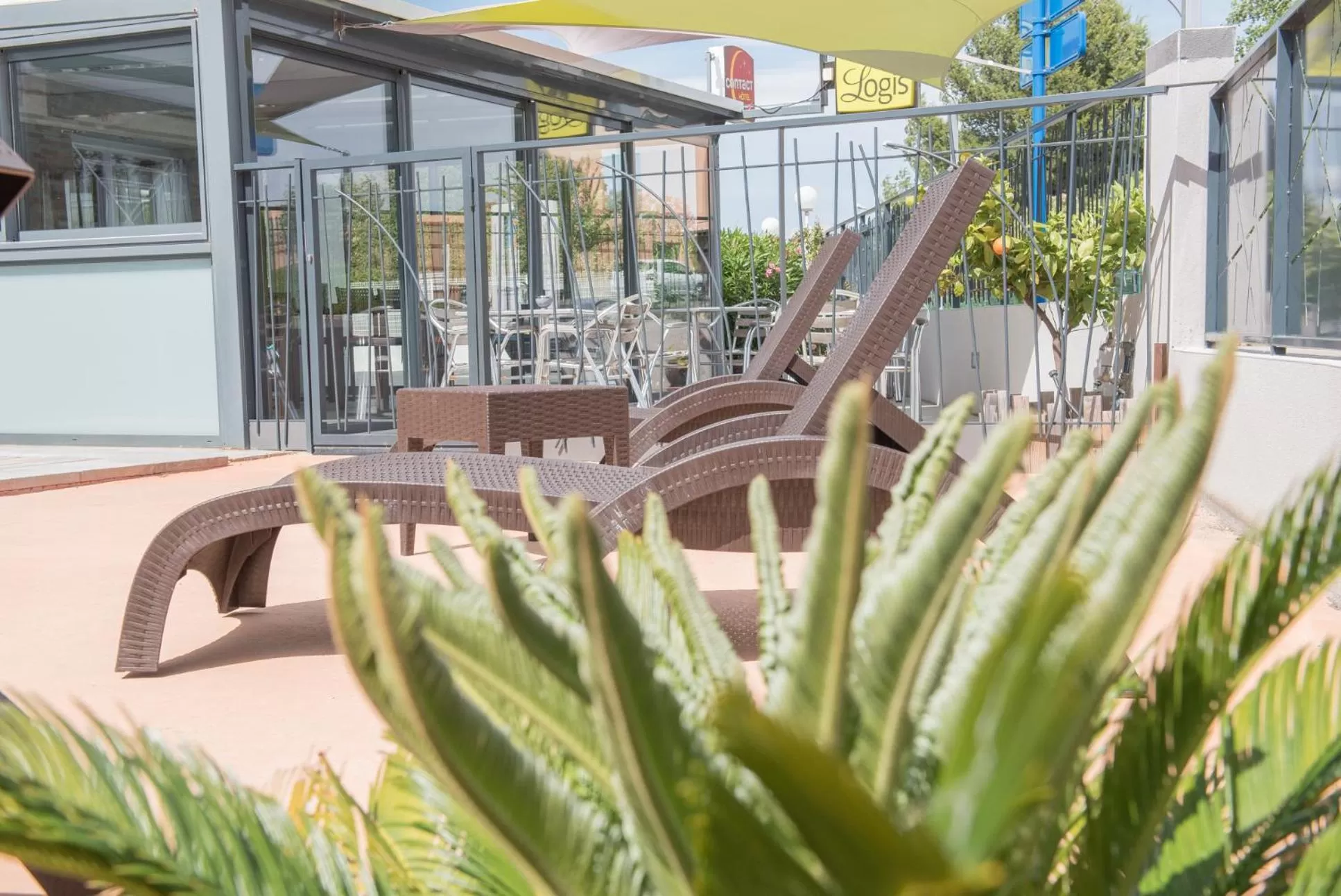 Pool view in Sure Hotel by Best Western Beziers Le Monestie