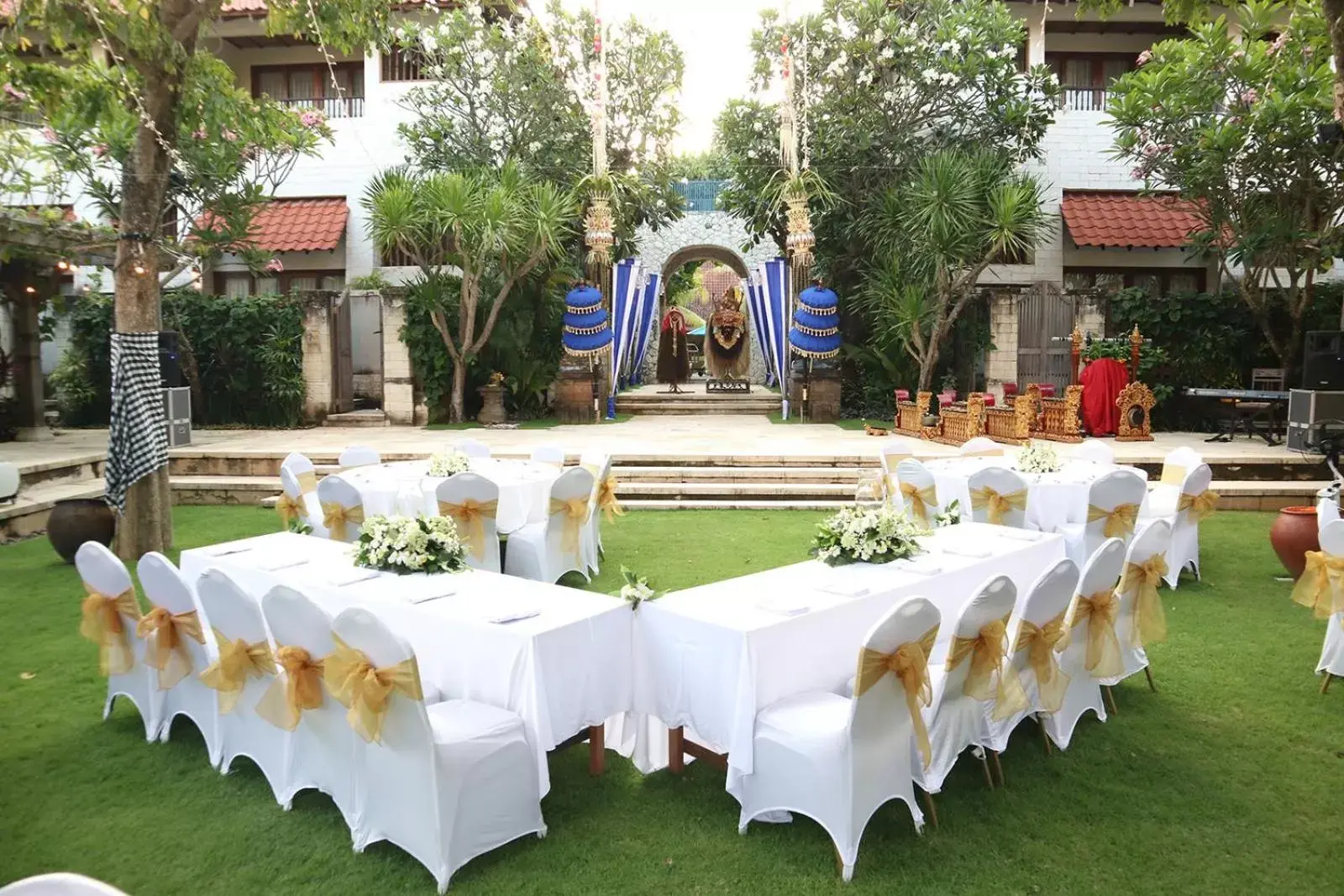 Inner courtyard view, Banquet Facilities in Sudamala Resort, Sanur, Bali