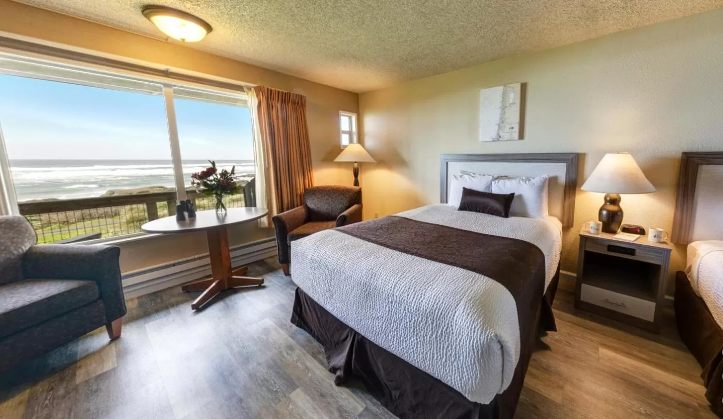 Bed in Fireside Motel