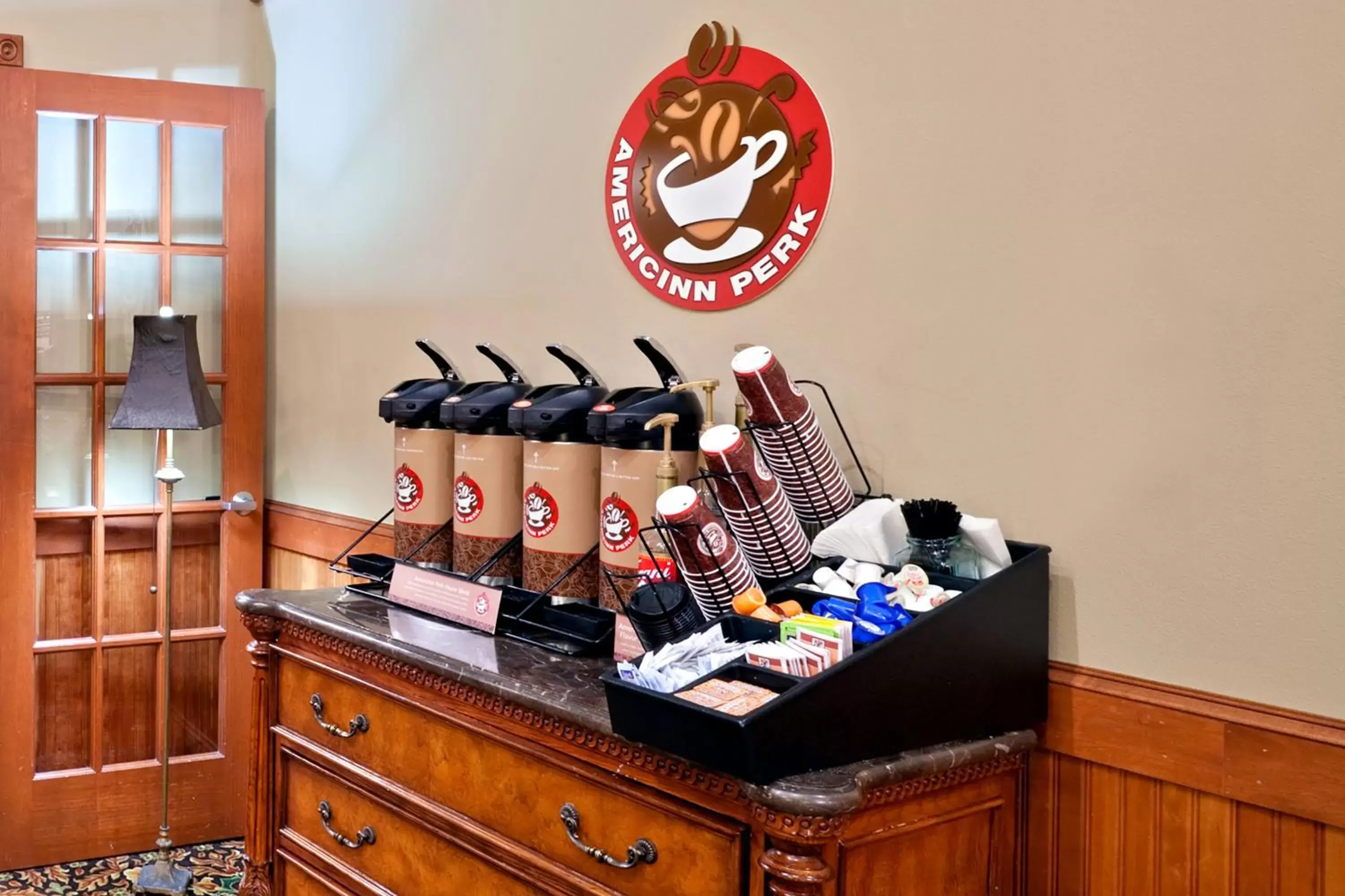 Coffee/tea facilities in AmericInn by Wyndham Menominee