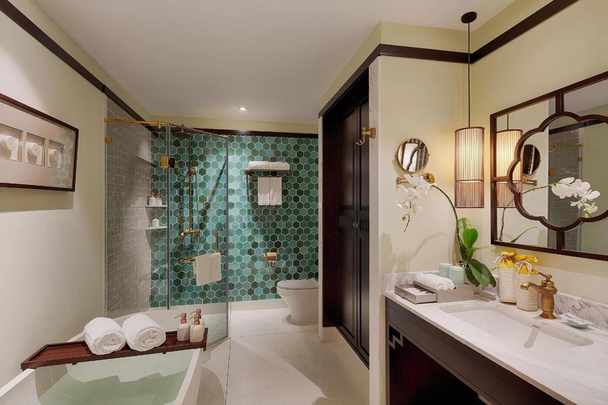 Shower in Little Riverside Hoi An . A Luxury Hotel & Spa