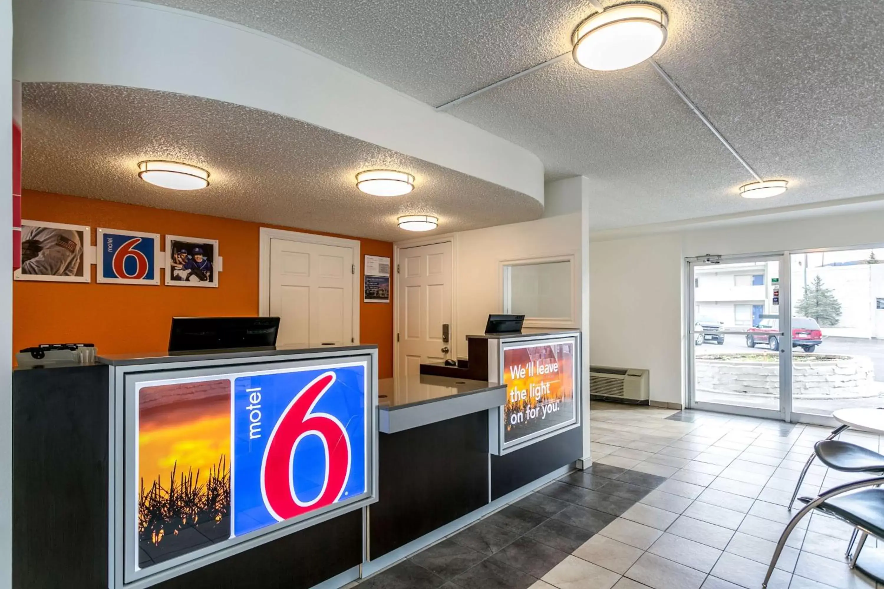 Property logo or sign, Lobby/Reception in Motel 6-Butte, MT - Historic City Center