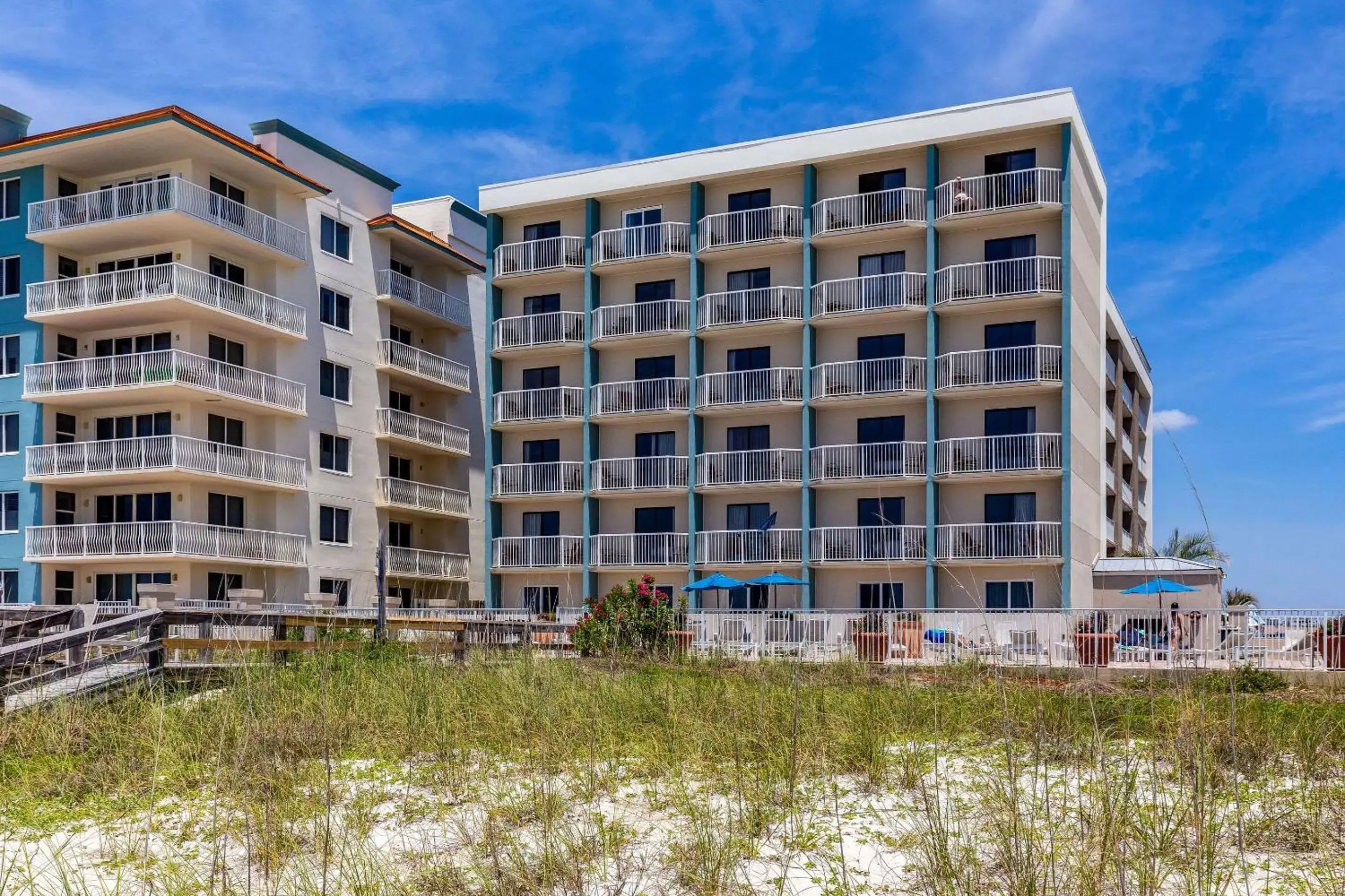 Property Building in Sleep Inn on the Beach