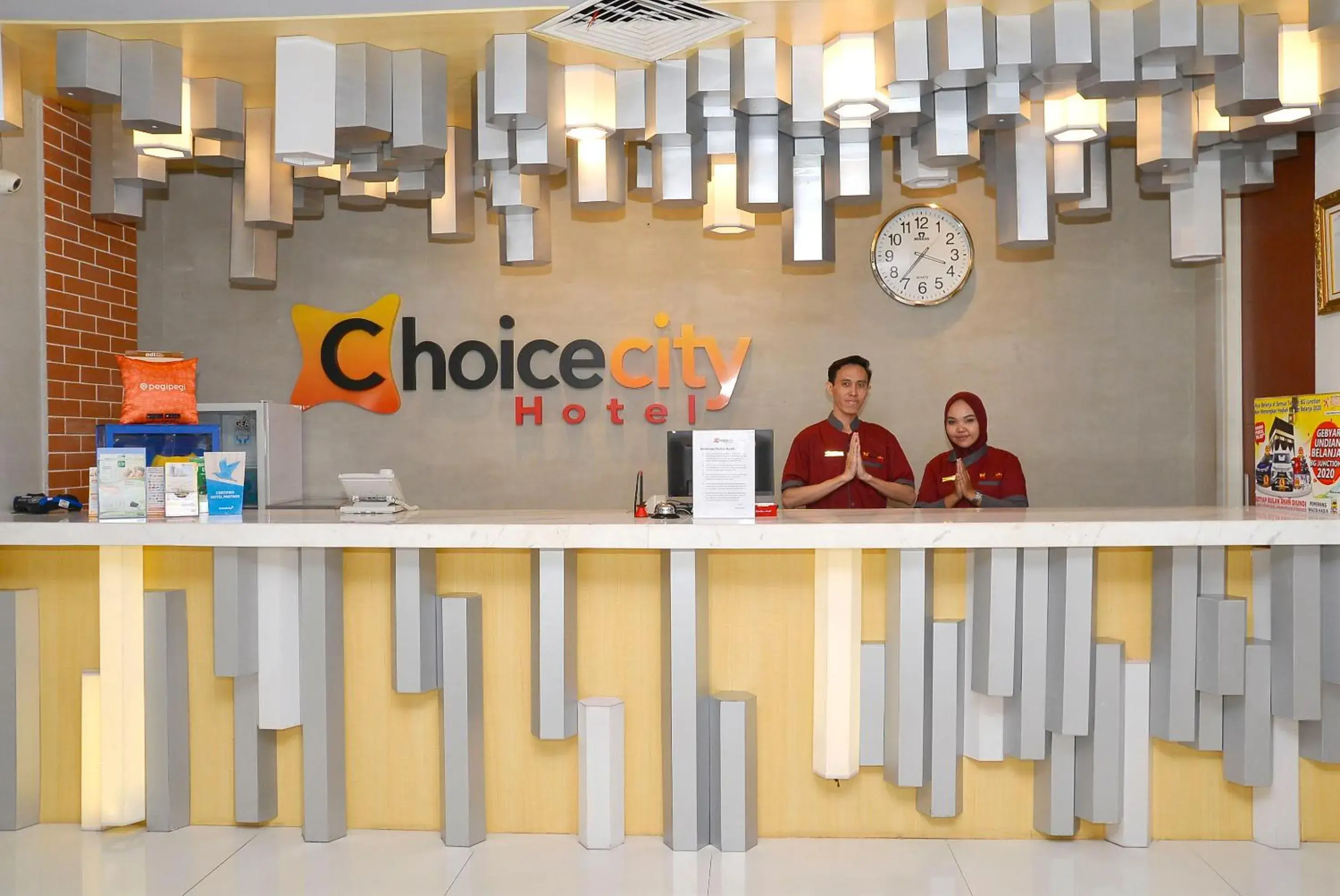 Staff in Choice City Hotel