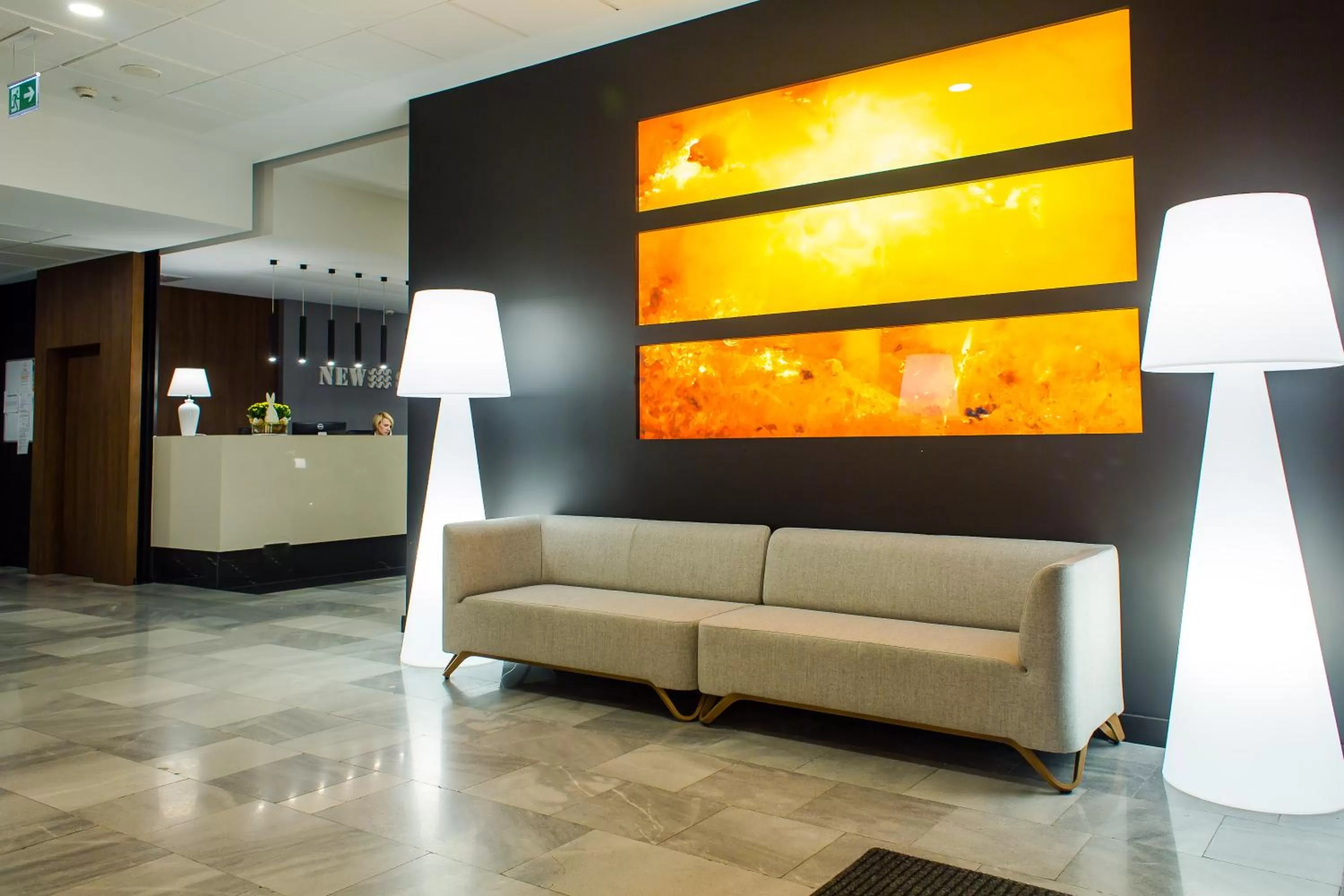 Lobby or reception in Hotel New Skanpol