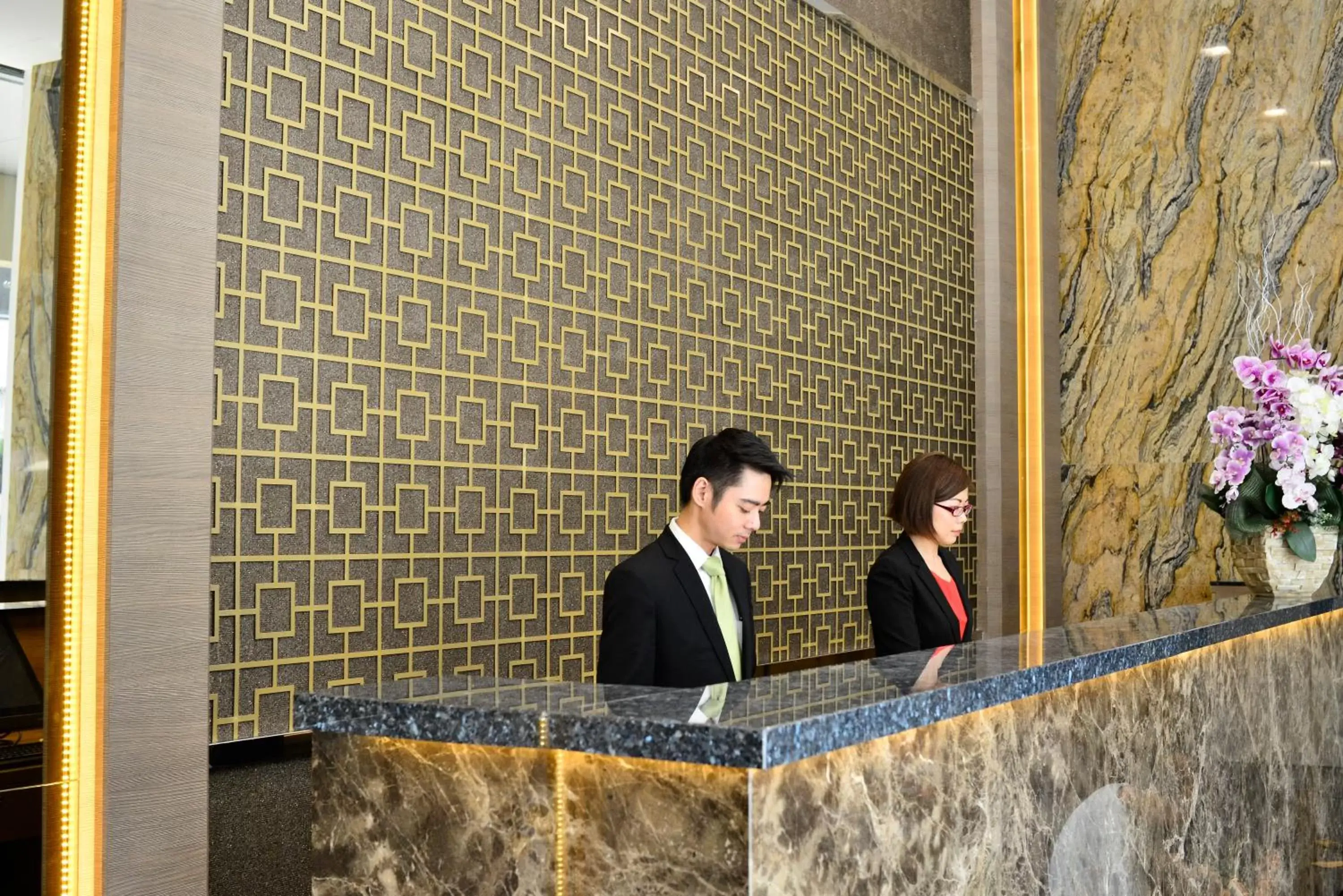 Lobby or reception, Staff in Hotel Grand Central