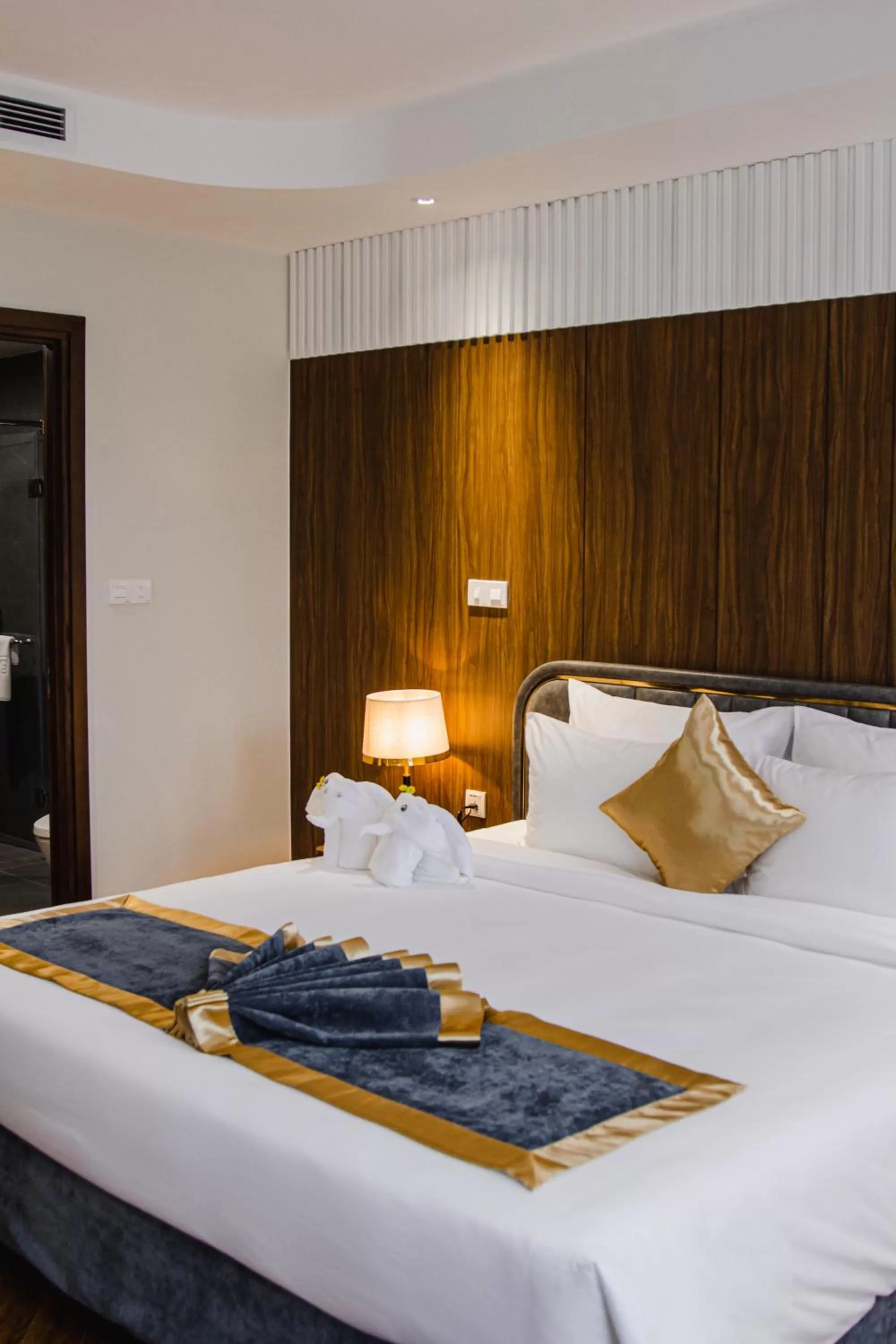 Bed in Grand Tourane Nha Trang Hotel