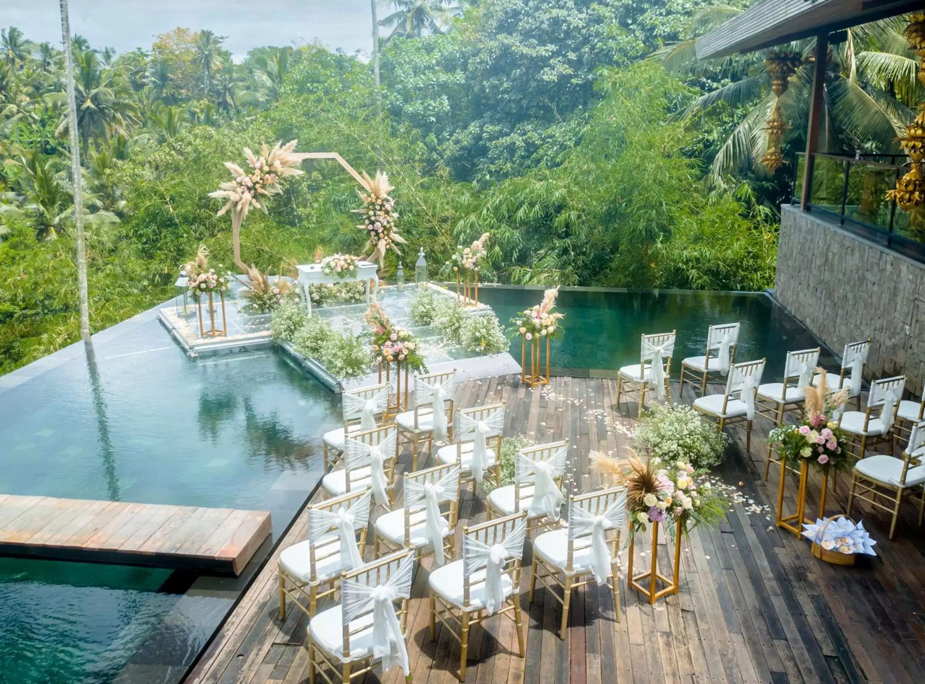 wedding, Pool View in Kaamala Resort Ubud by Ini Vie Hospitality