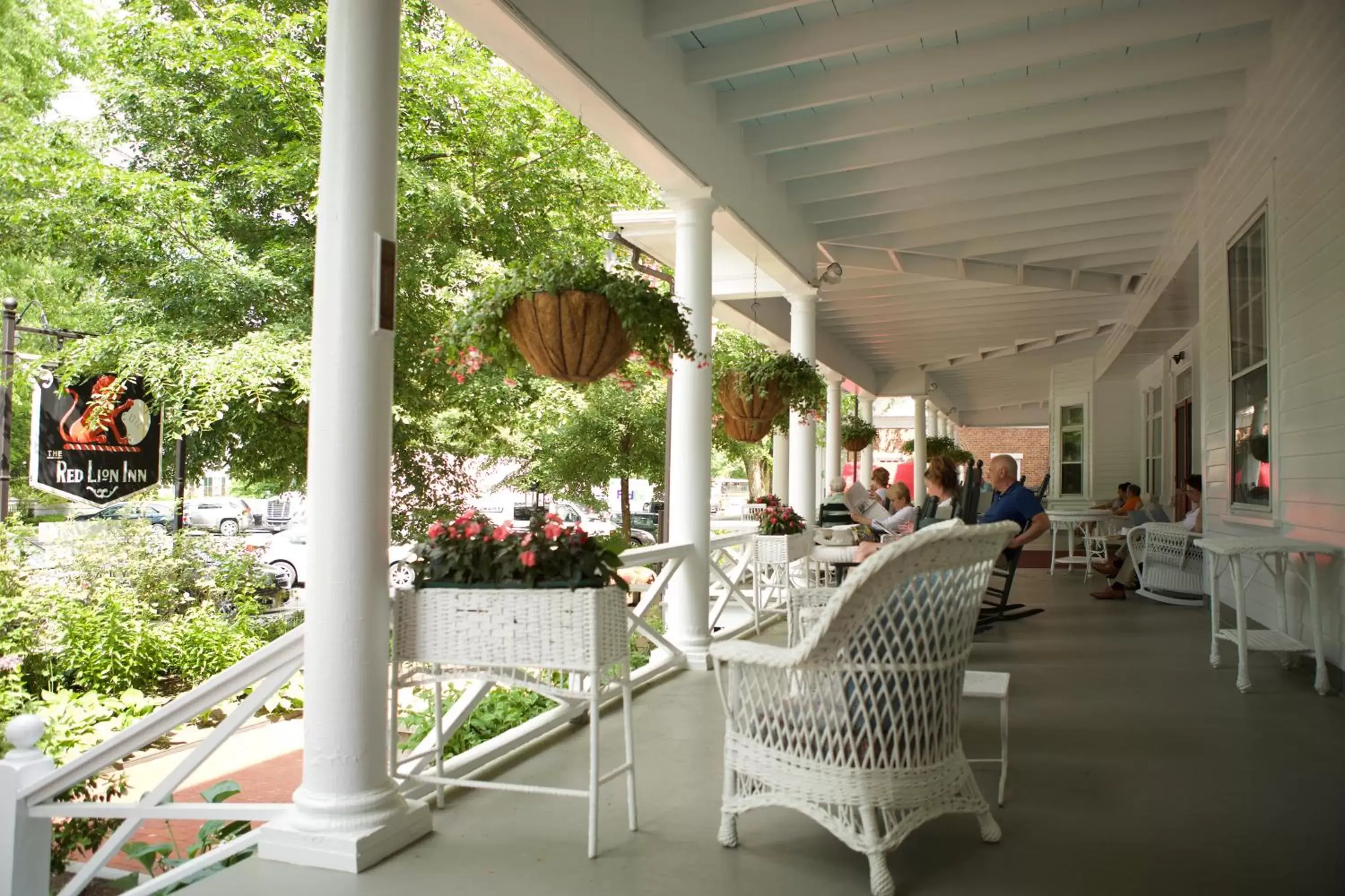 Patio in The Red Lion Inn