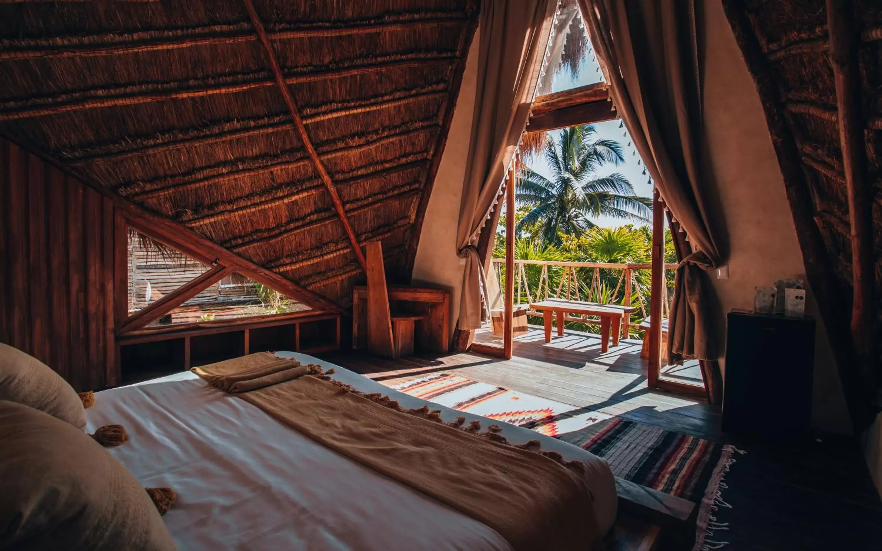 Bedroom, Bed in Ikal Tulum Hotel