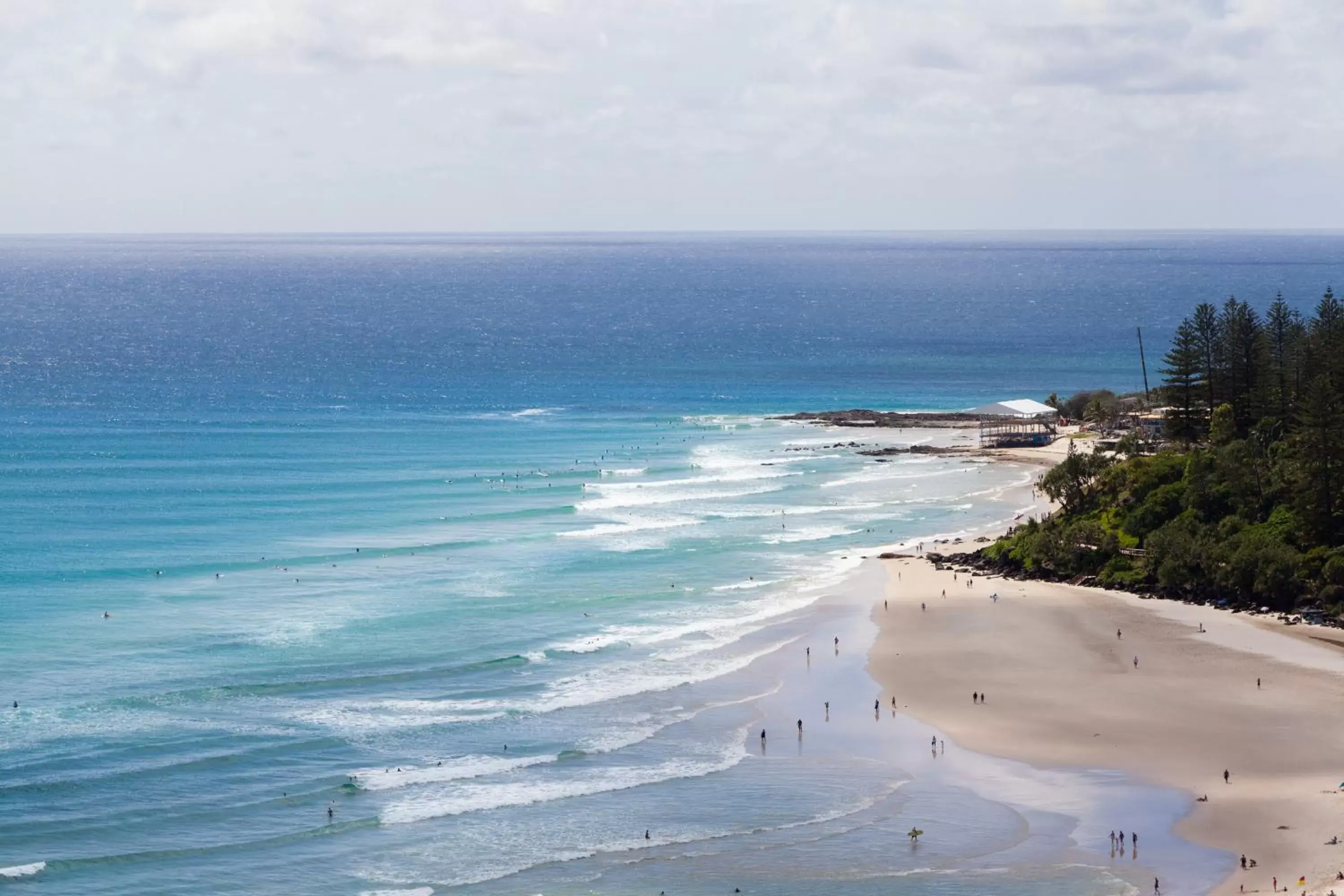 Beach in Points North Apartments