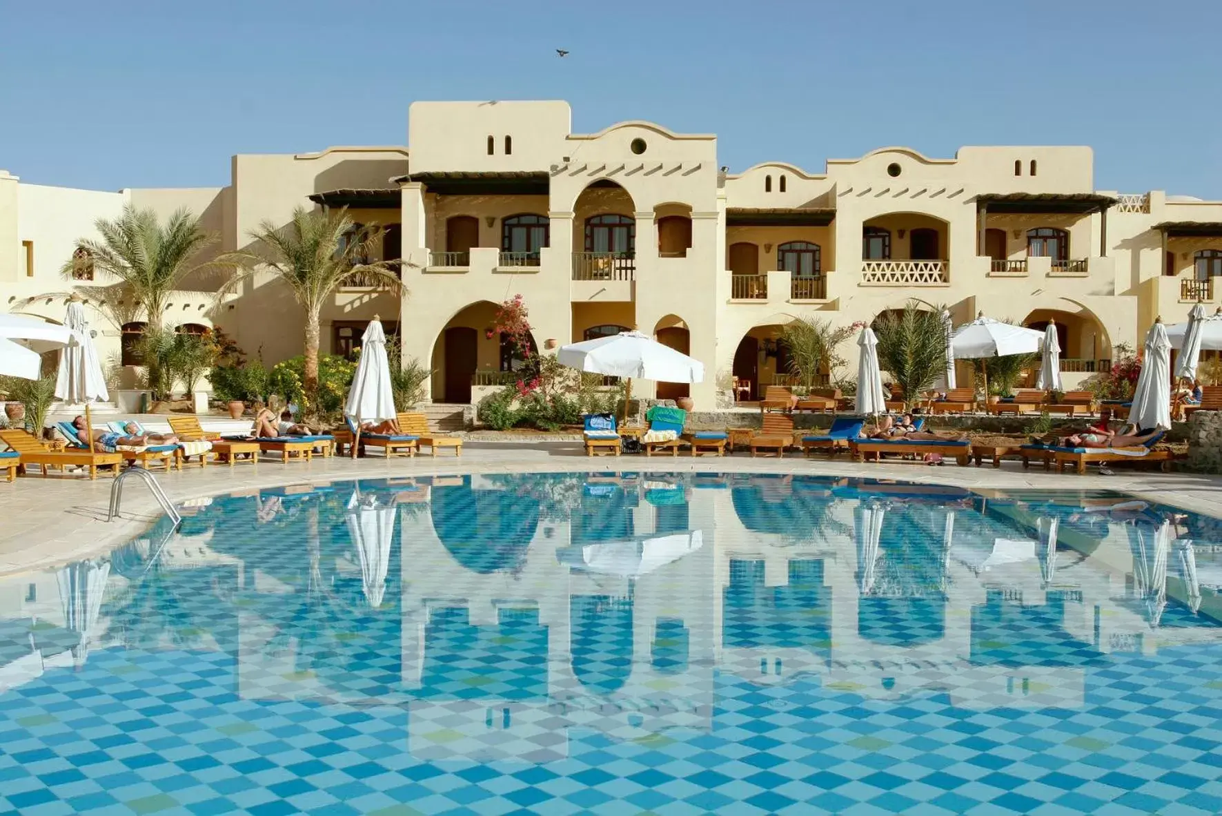 Pool view in Three Corners Rihana Resort El Gouna Pool view in Three Corners Rihana Resort El Gouna