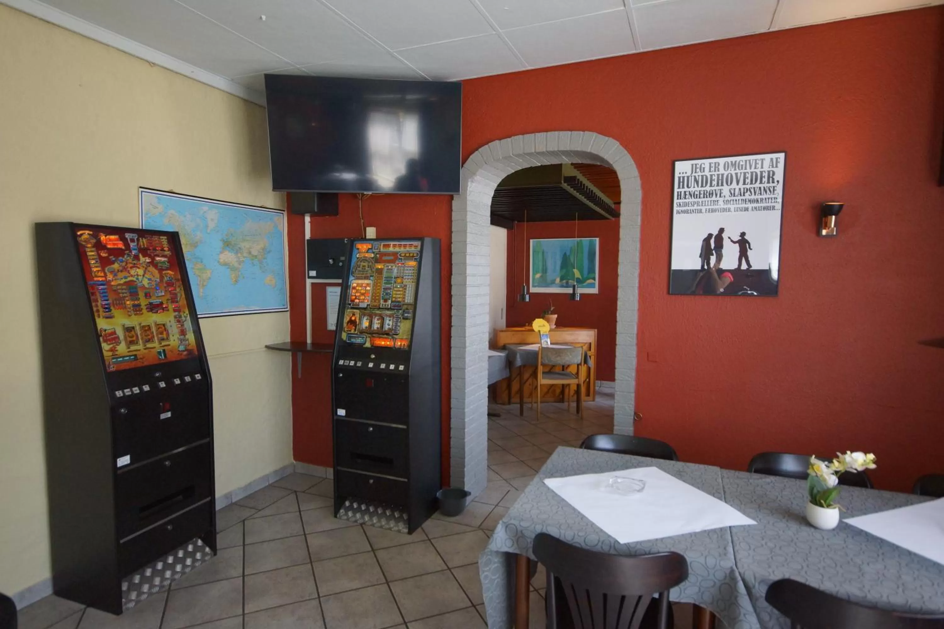 Game Room in Egtved Hotel