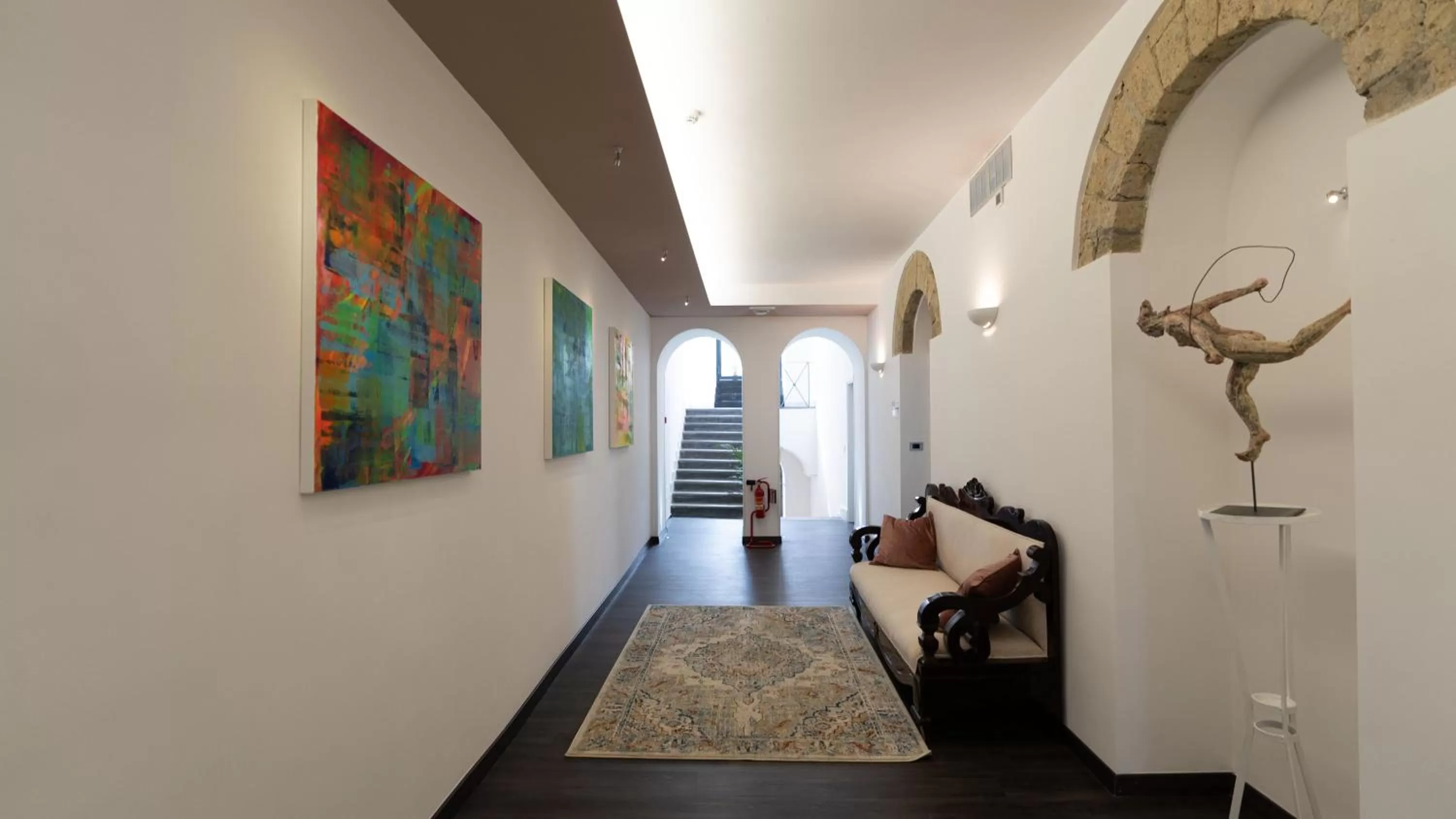 Decorative detail in Palazzo Cappuccini Art Relais