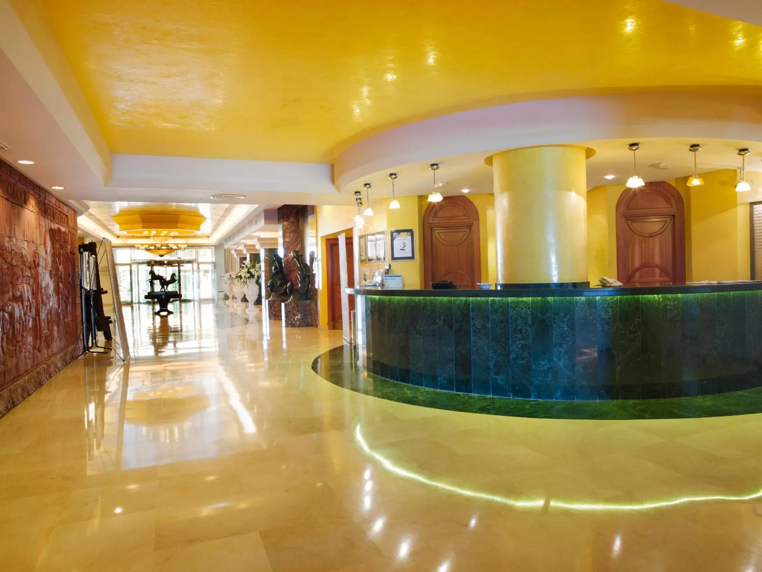 Lobby or reception in MS Amaragua