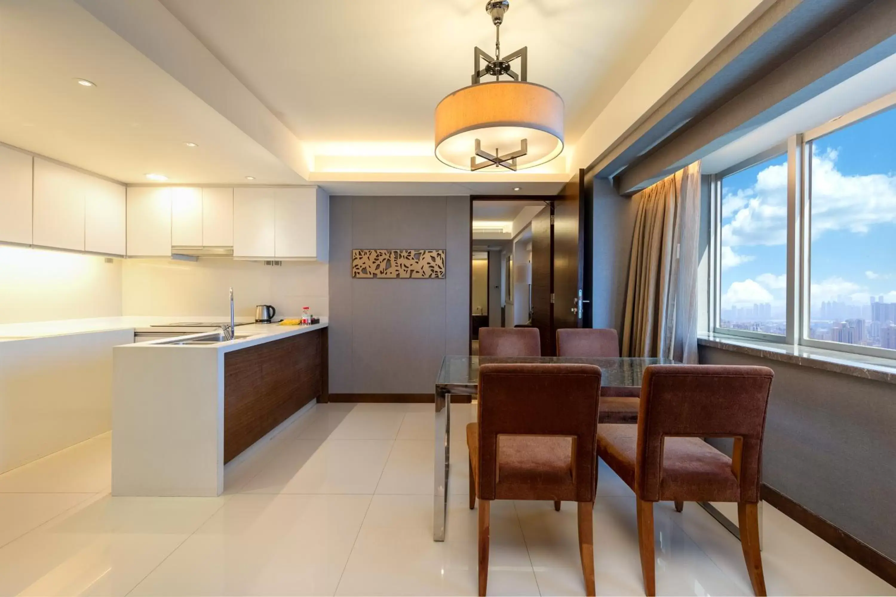 Kitchen or kitchenette, Kitchen/Kitchenette in Crowne Plaza Guangzhou City Centre, an IHG Hotel