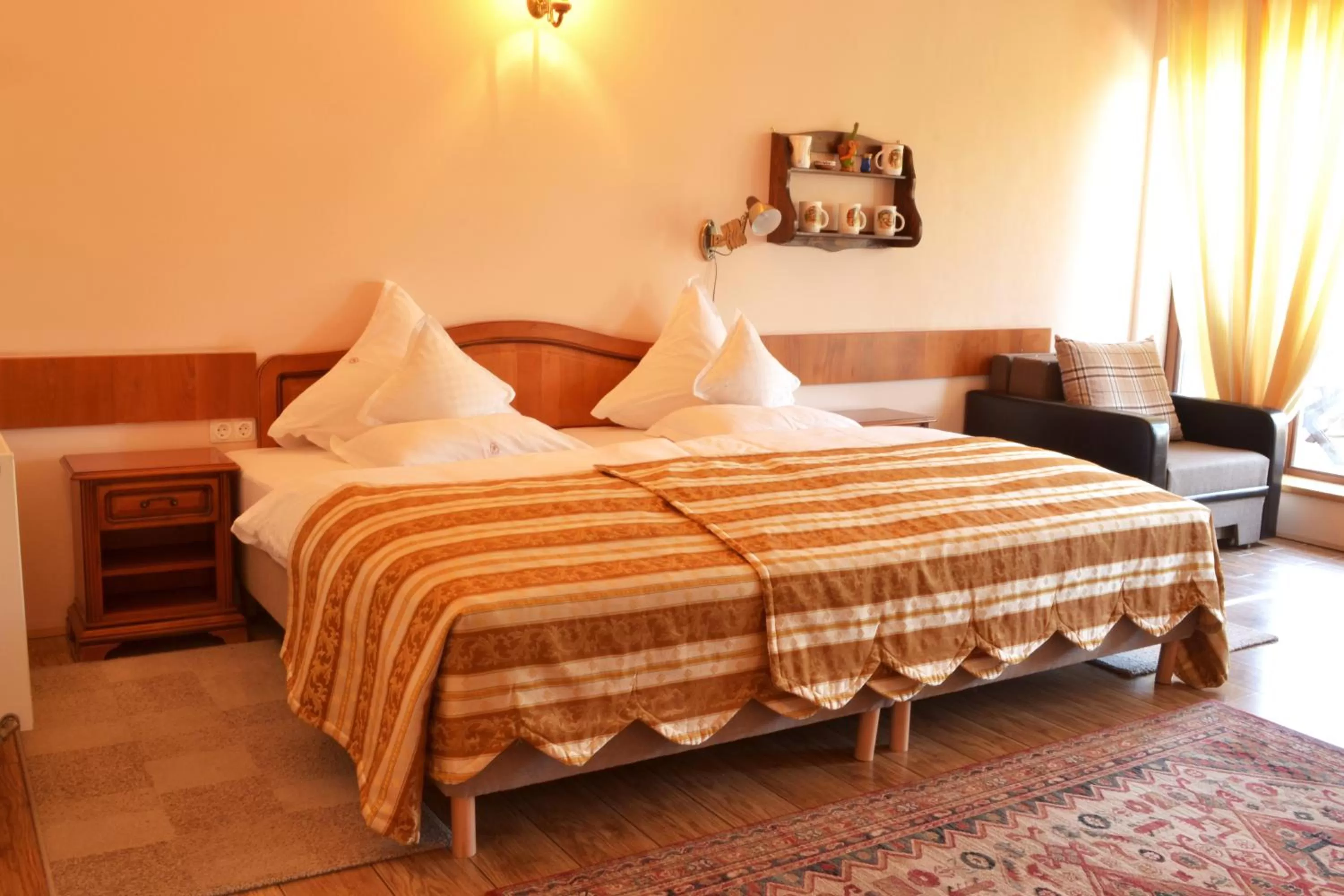 Bed in Hotel Bielmann