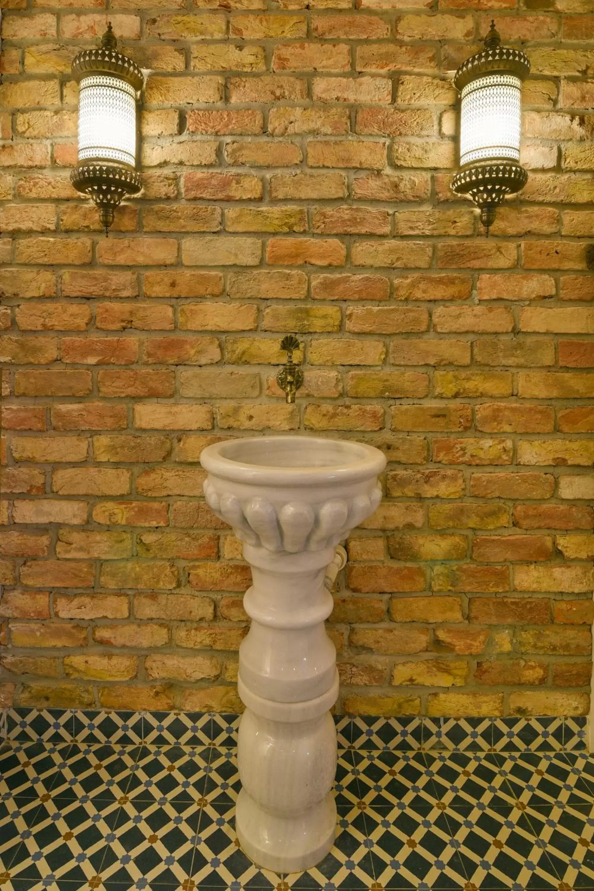 Decorative detail, Bathroom in Istanbul Life Hotel