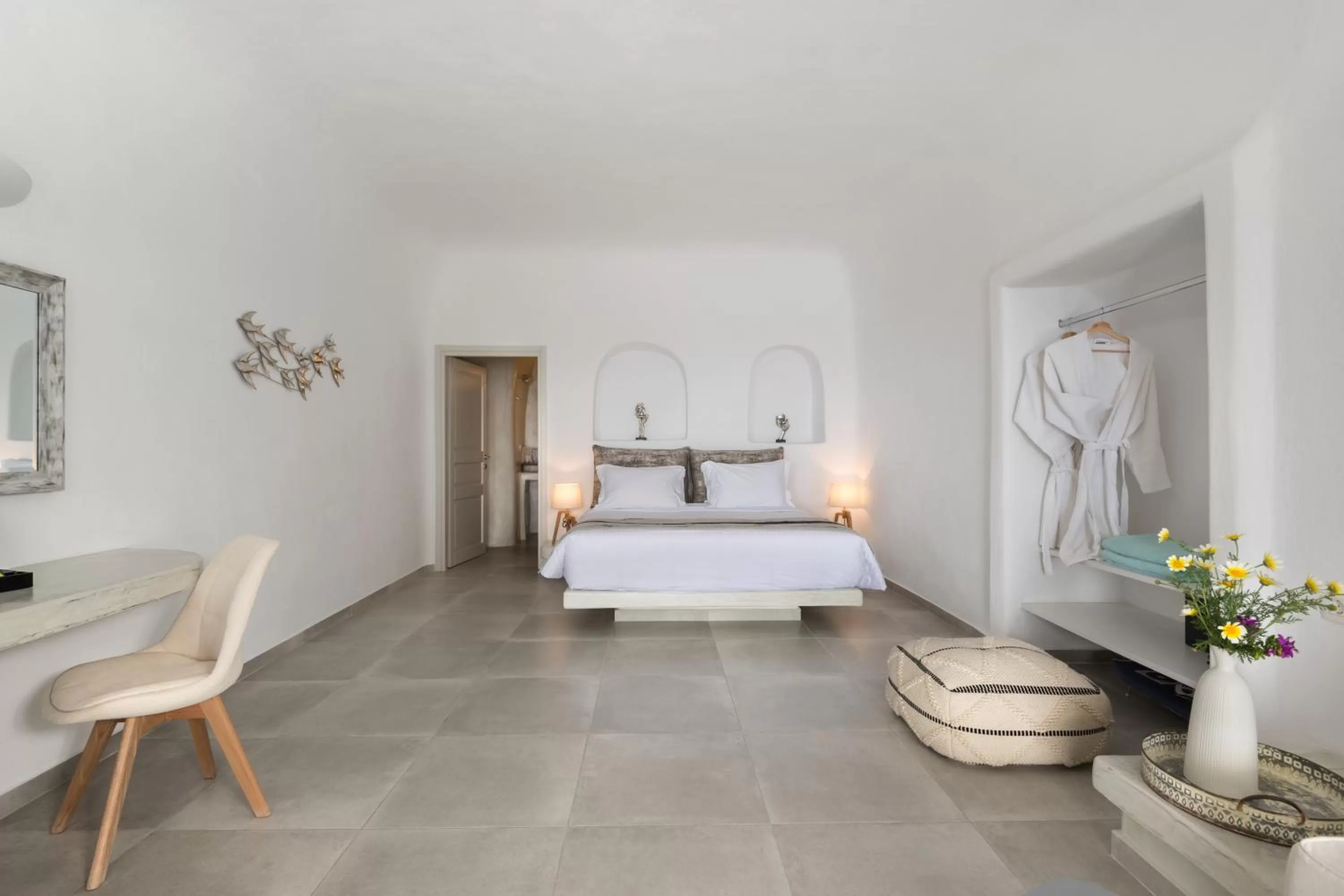 Bed in Adamant Suites