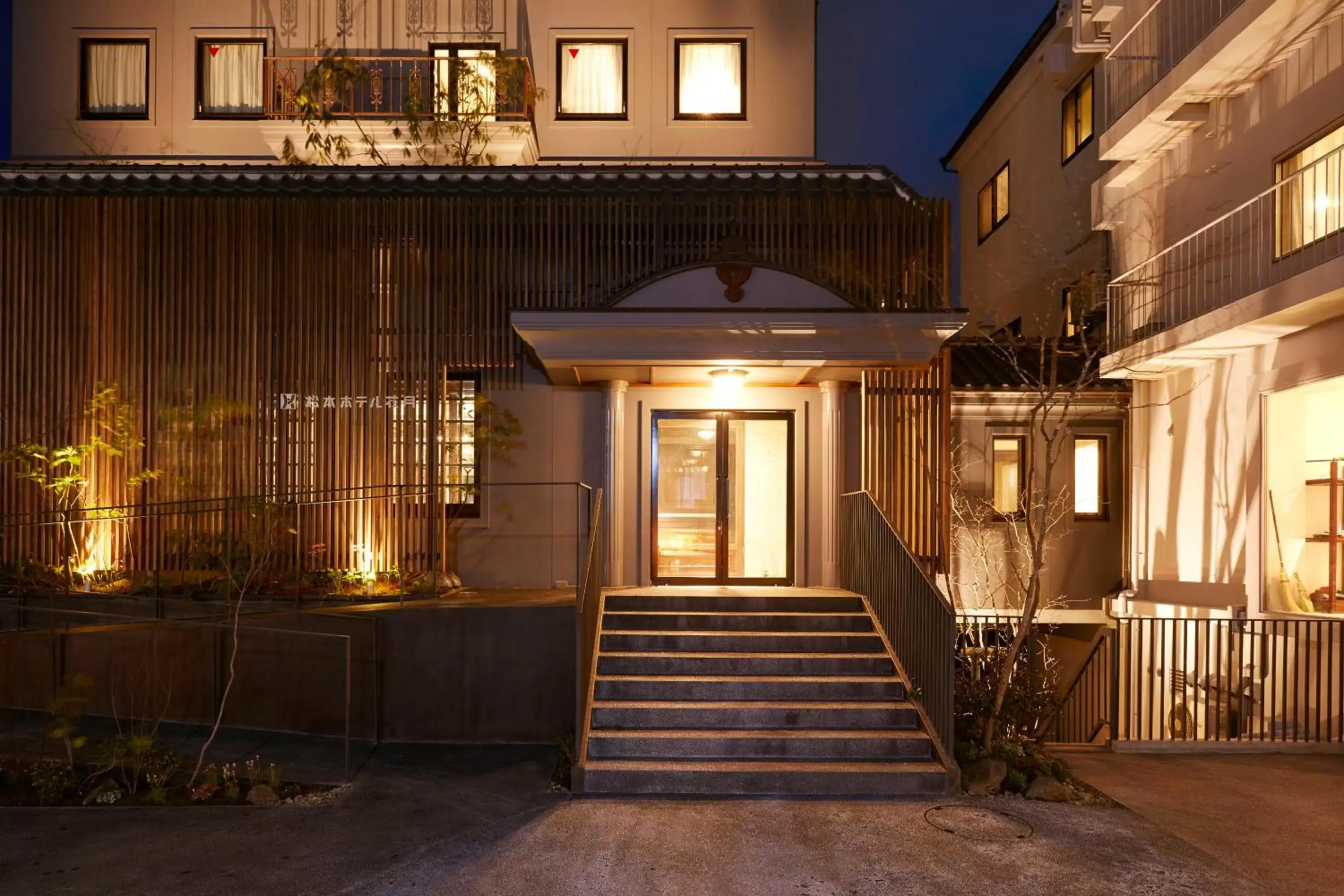 Property building, Facade/Entrance in Matsumoto Hotel Kagetsu