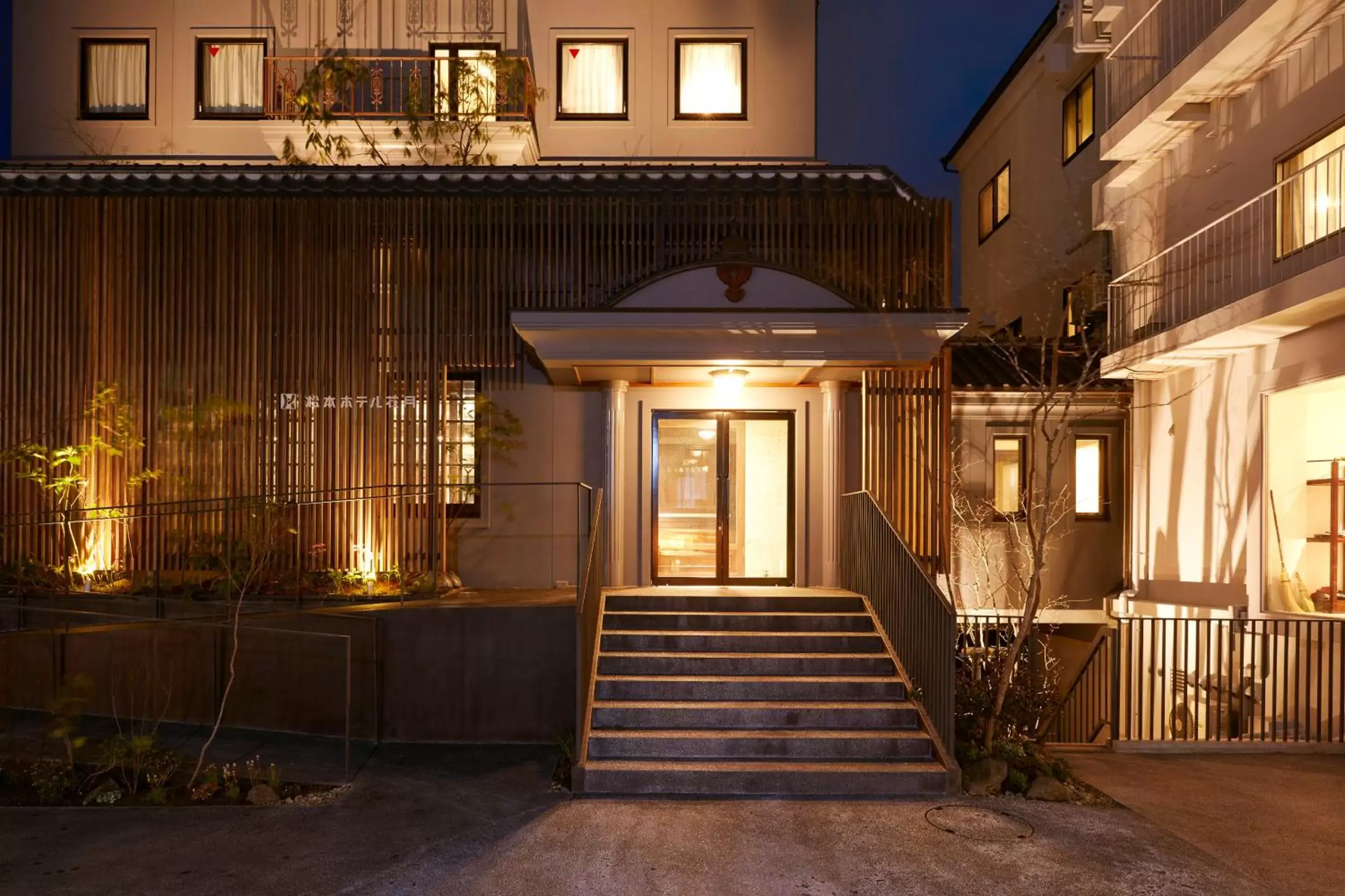 Property building in Matsumoto Hotel Kagetsu Property building in Matsumoto Hotel Kagetsu