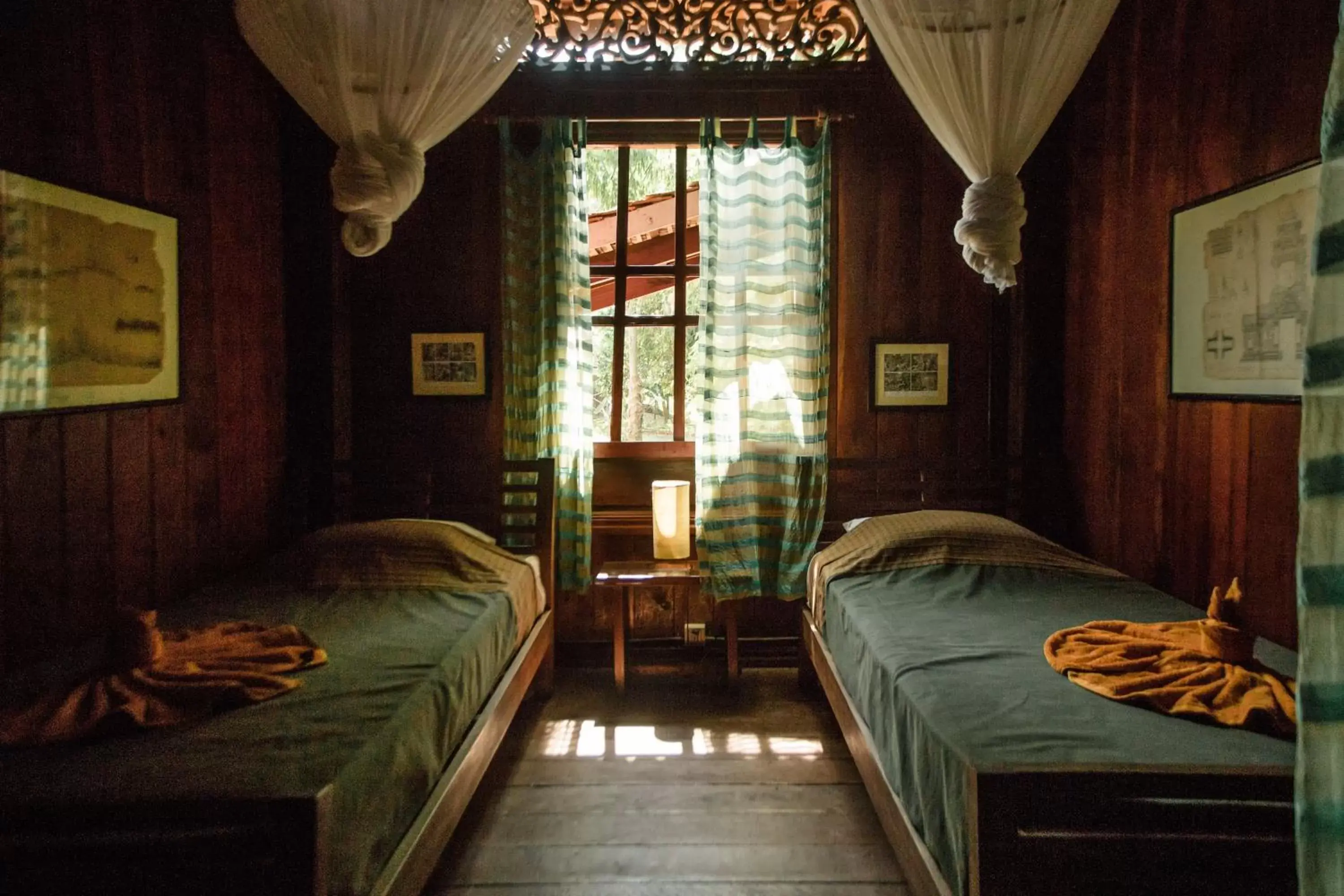 Bed in Soriyabori Villas Resort