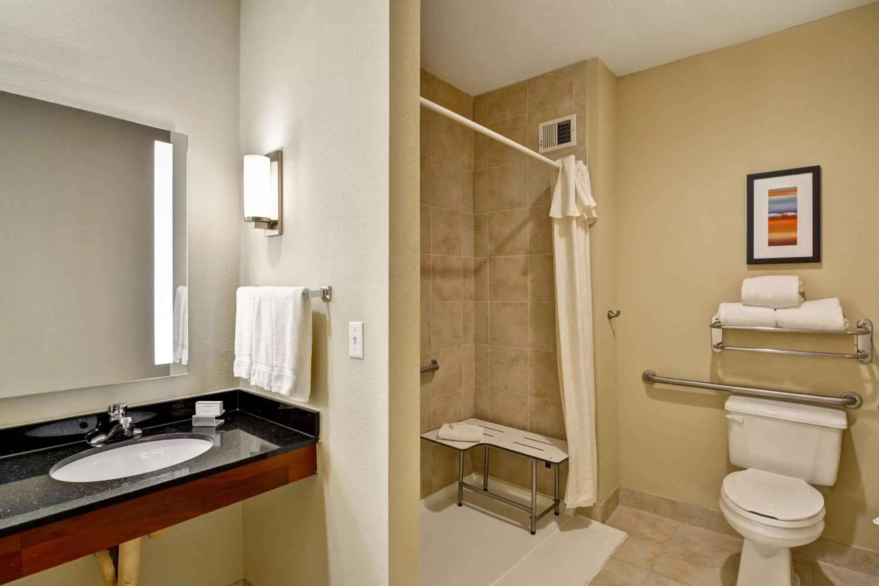 Bathroom in Homewood Suites by Hilton Kansas City/Overland Park