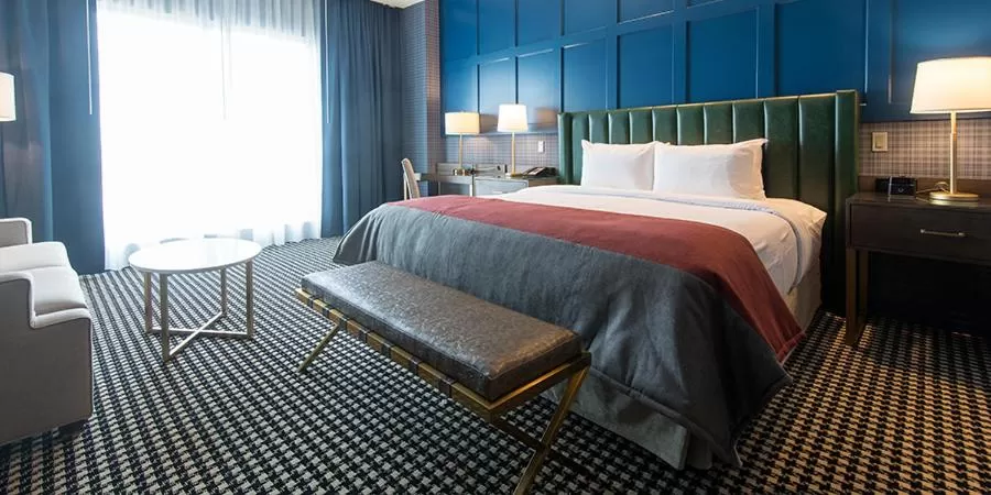 Bed in Oak Grove Racing Gaming Hotel