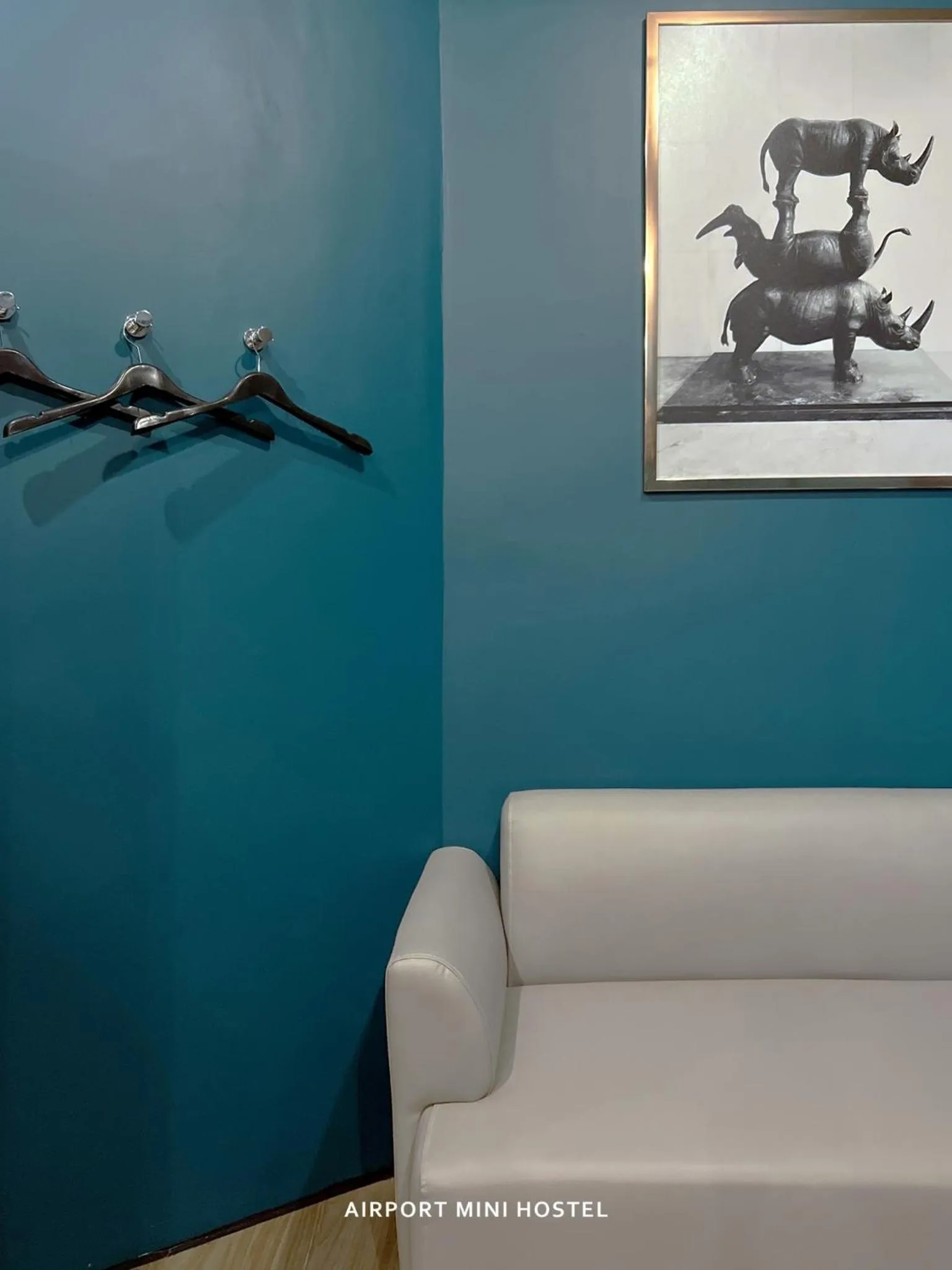 Decorative detail in Airport Mini Hostel at Don Muang Airport