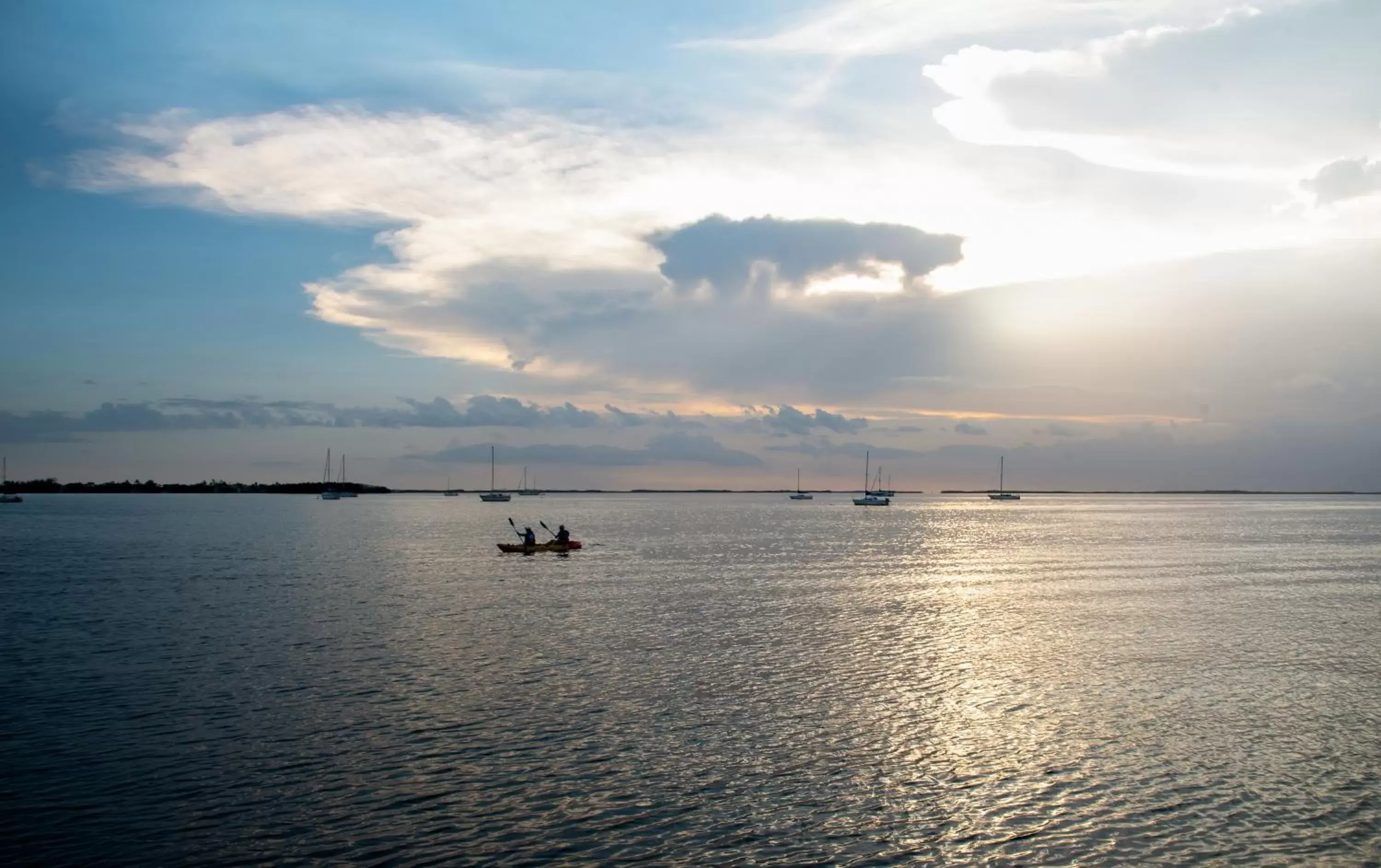 Sunset in Bayside Inn Key Largo