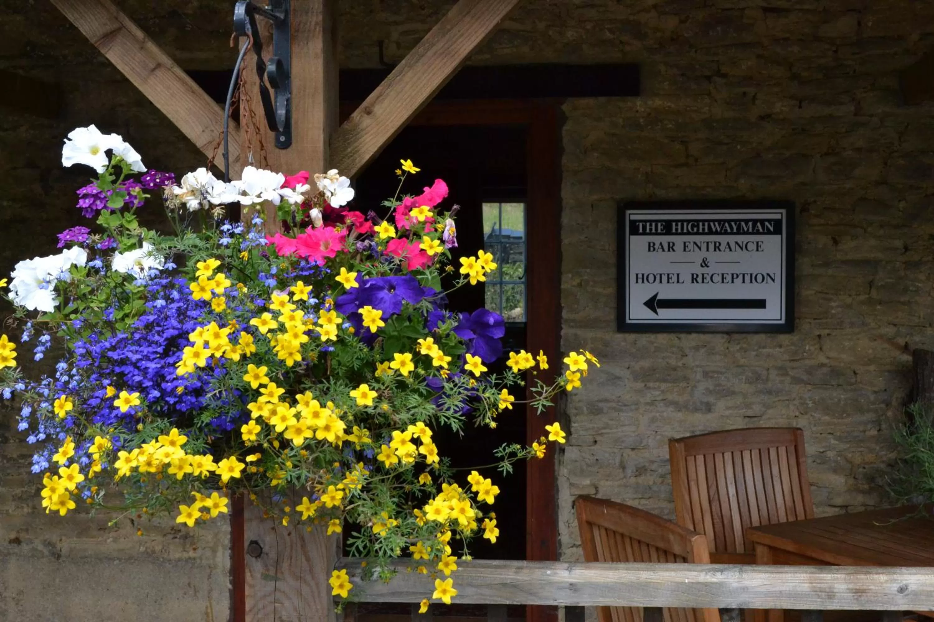 Facade/entrance in The Highwayman Hotel