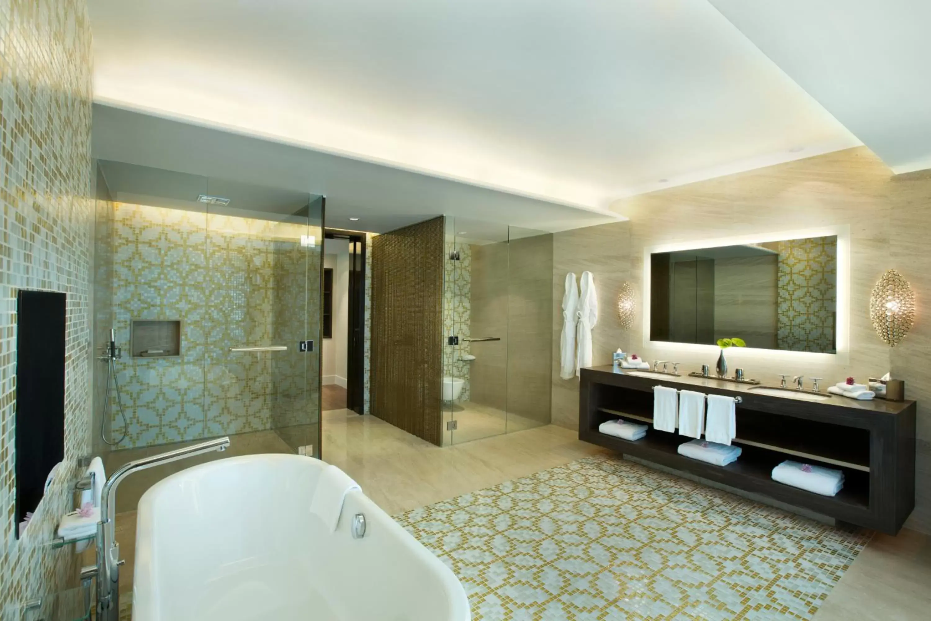 Bathroom in Millennium Al Rawdah Hotel