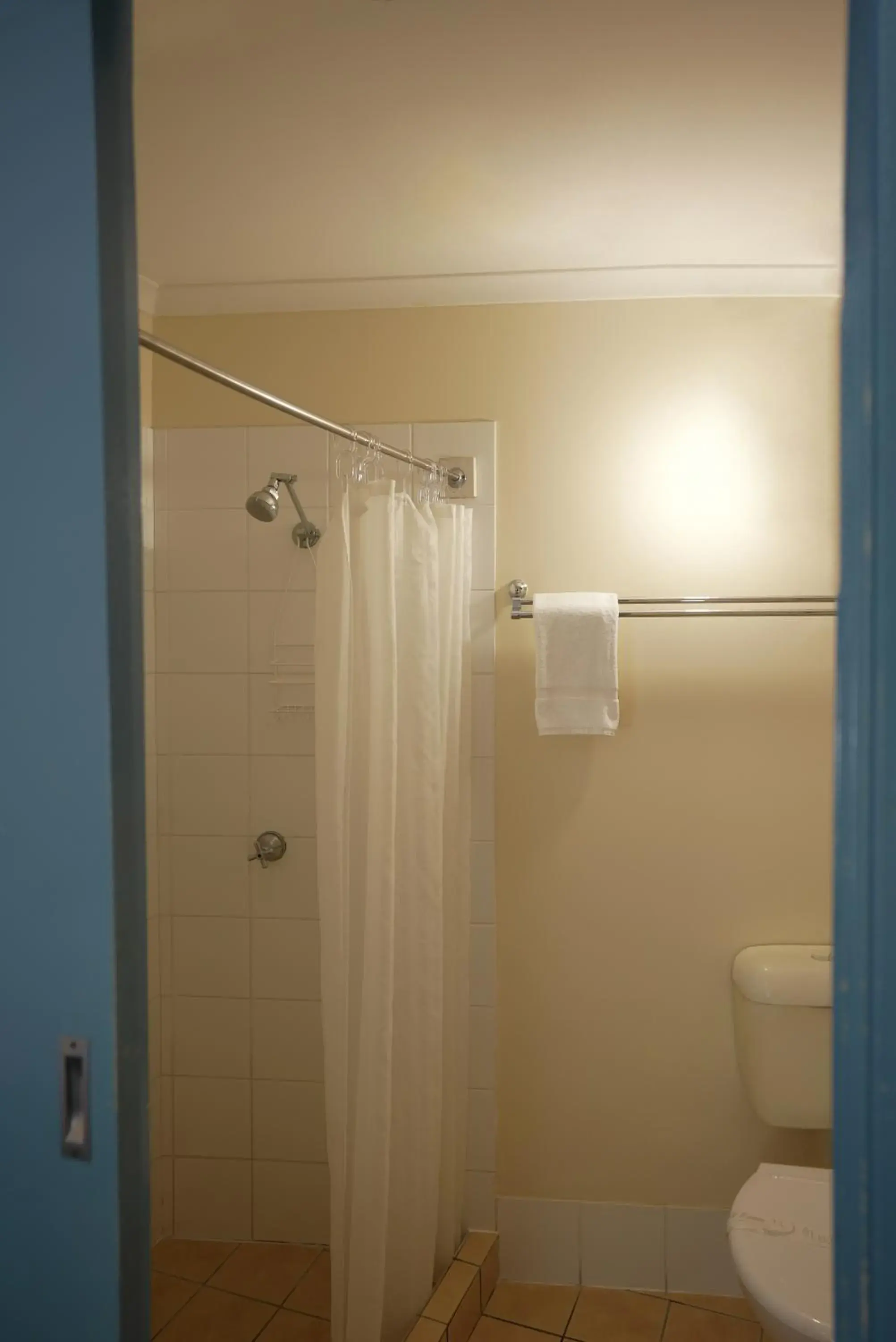 Shower, Bathroom in Coolum Budget Accommodation