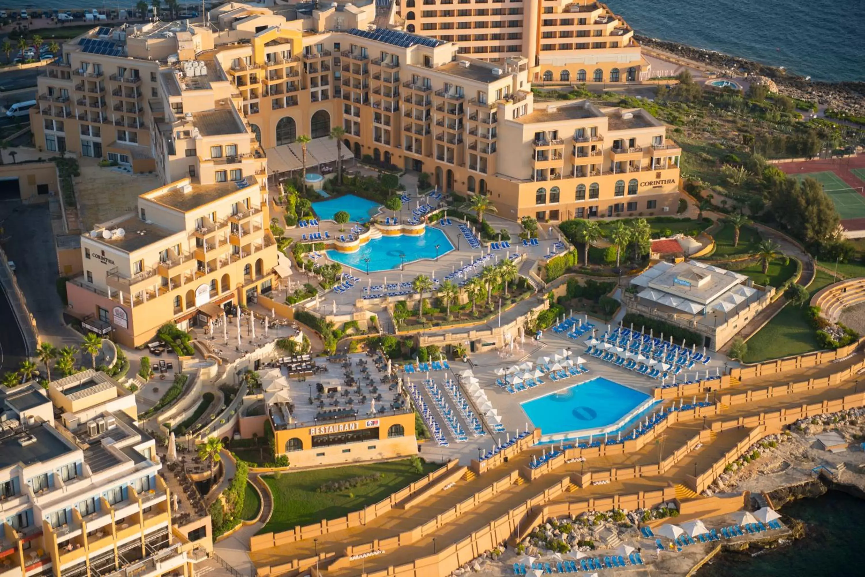 Bird's eye view, Bird's-eye View in Corinthia Hotel St. George’s Bay