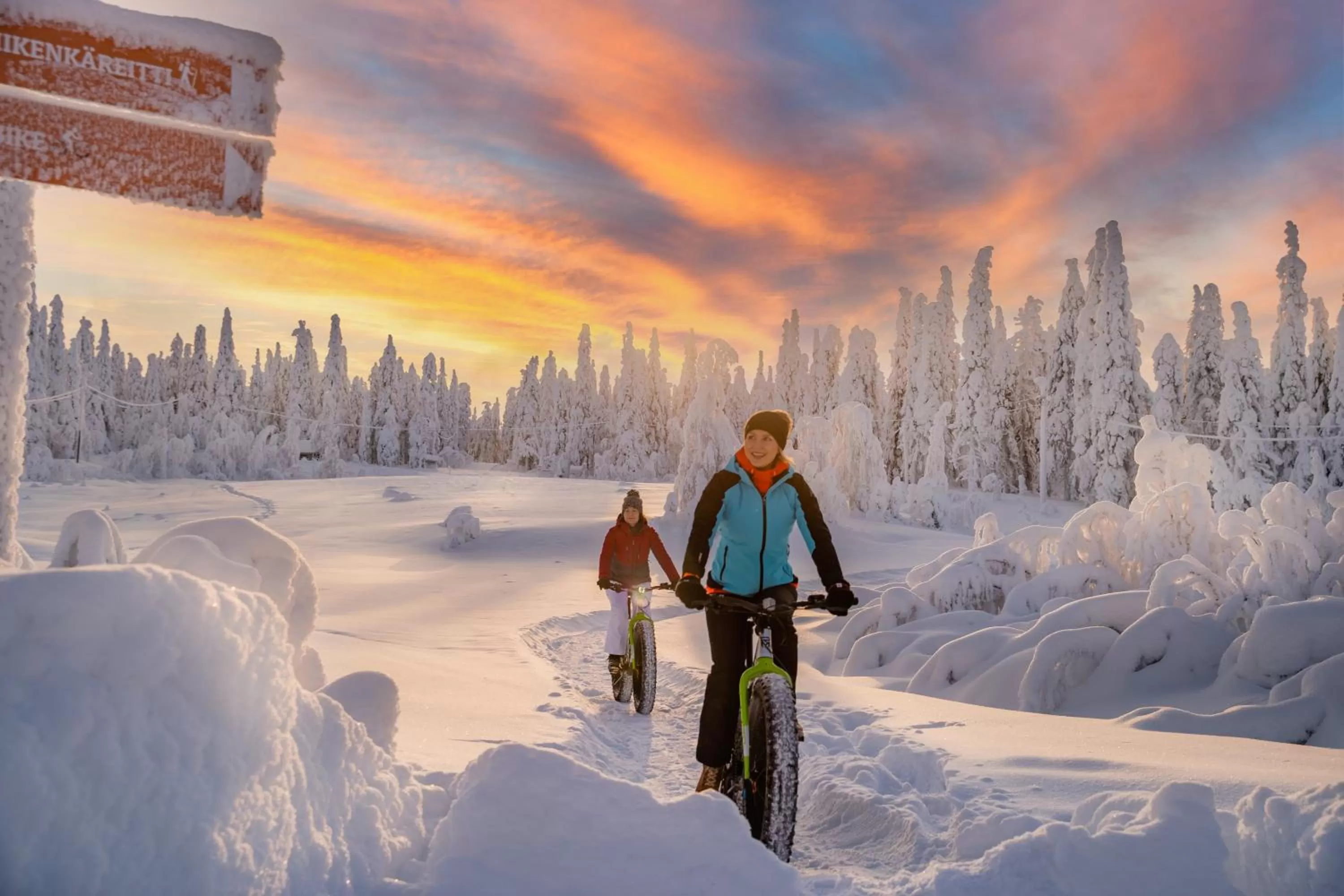 Day in Ukkohalla Chalets