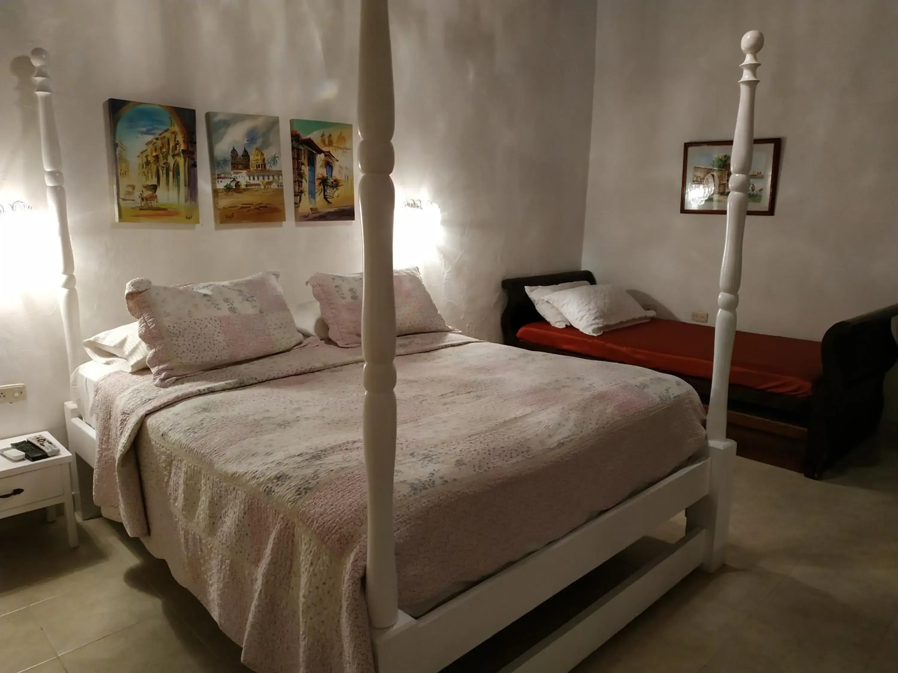 Bed in Casa India Catalina