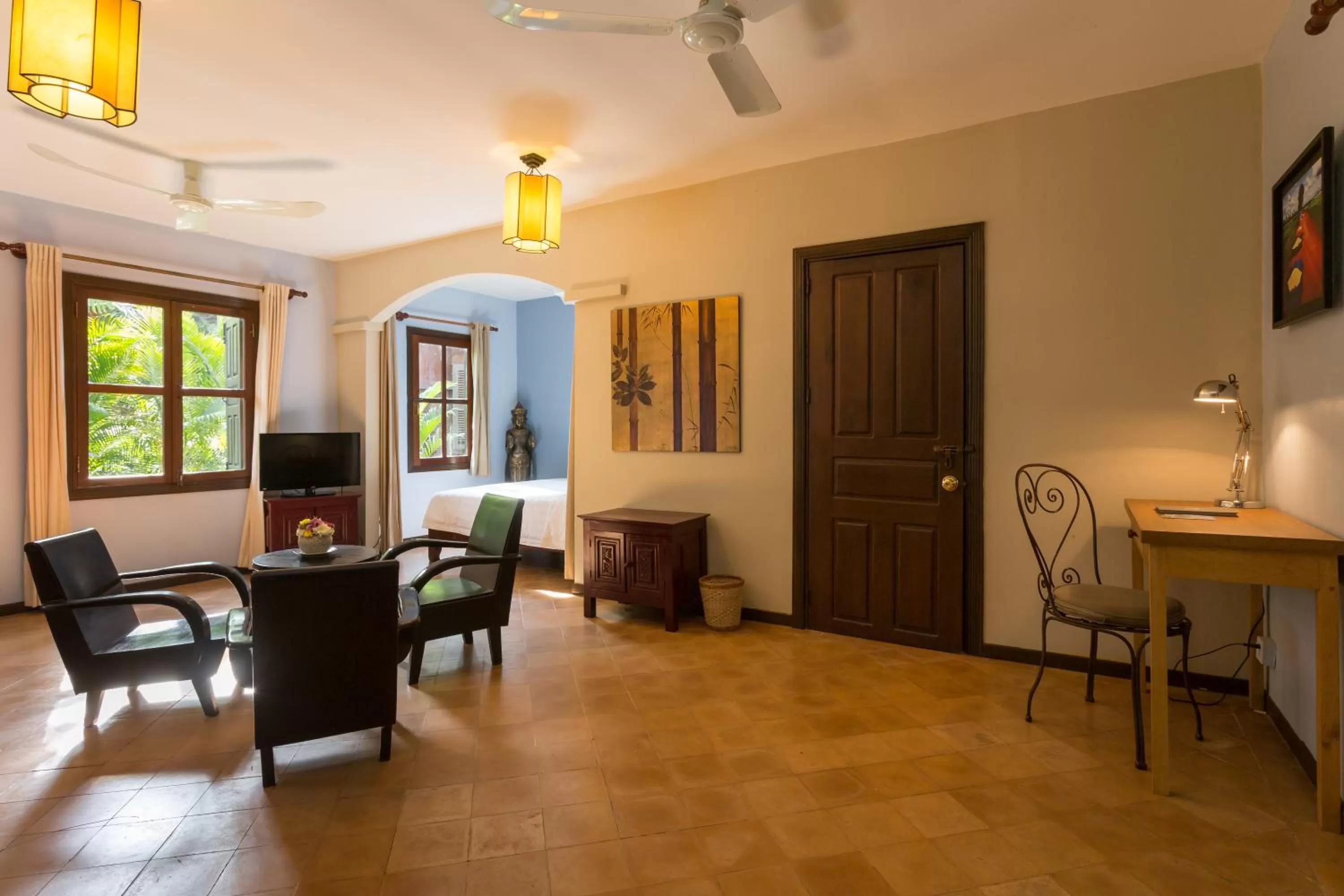 Bedroom in La Palmeraie D'angkor