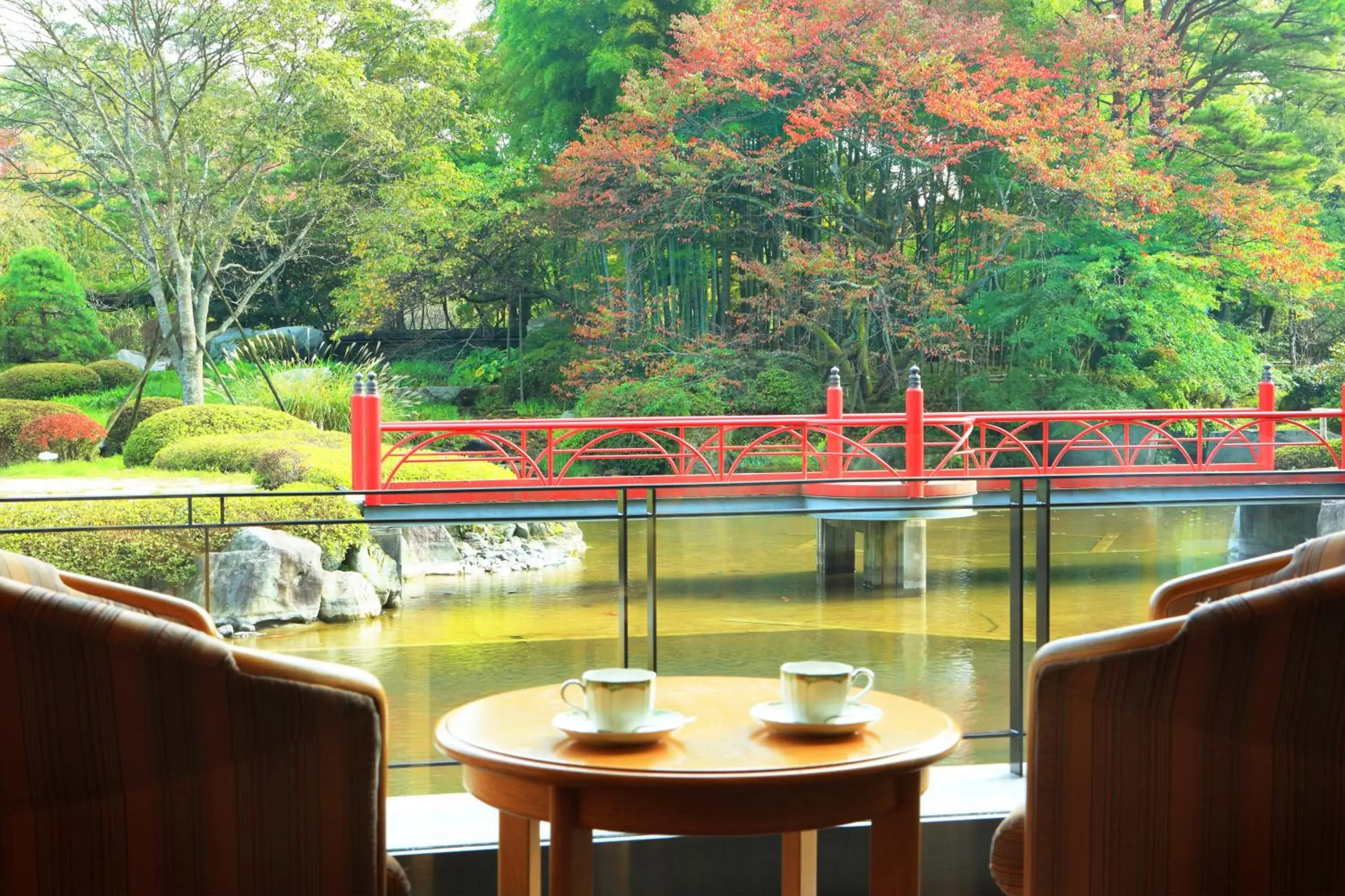 Garden view, Balcony/Terrace in Ryokusuitei