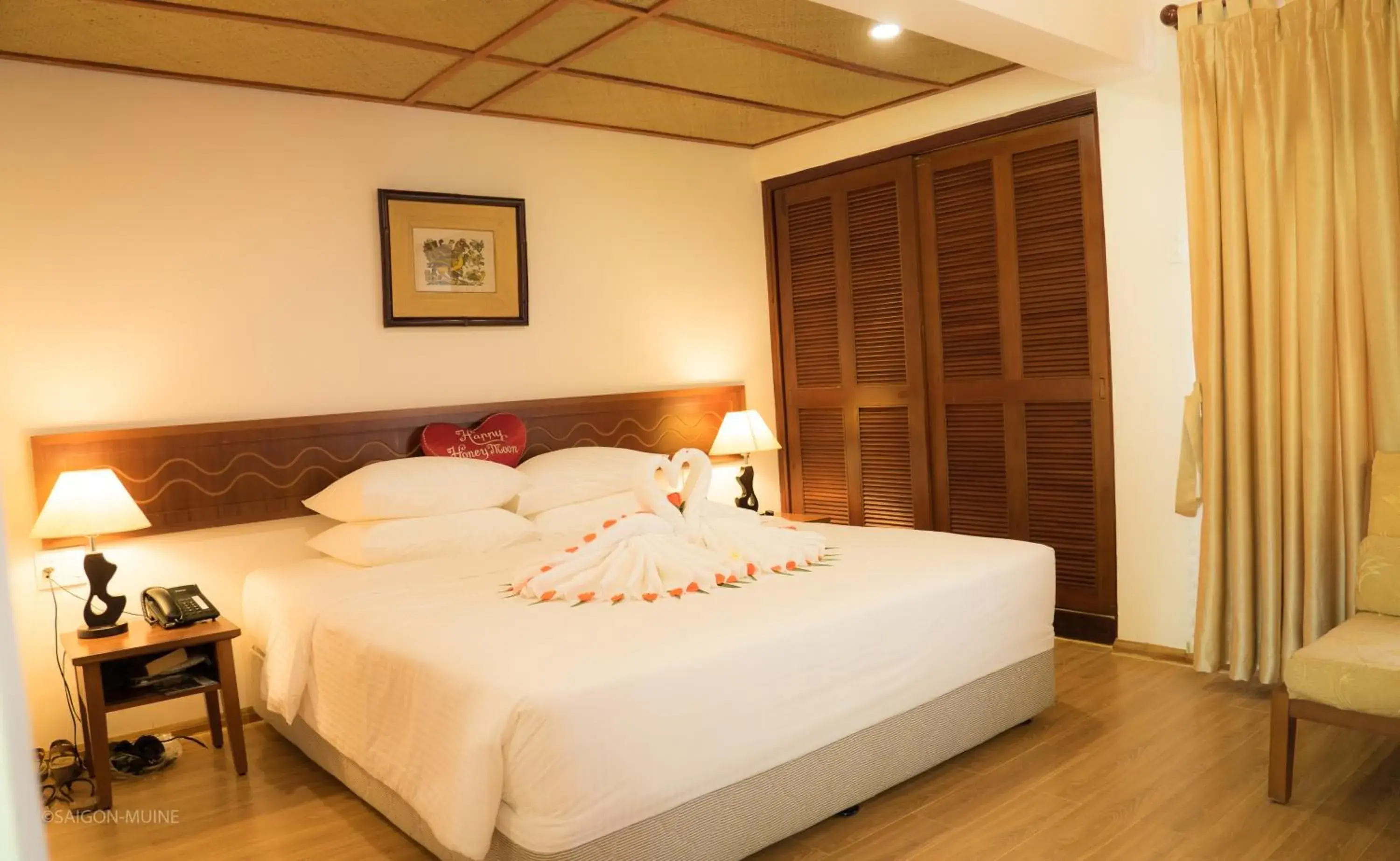 Bed in Saigon Mui Ne Resort