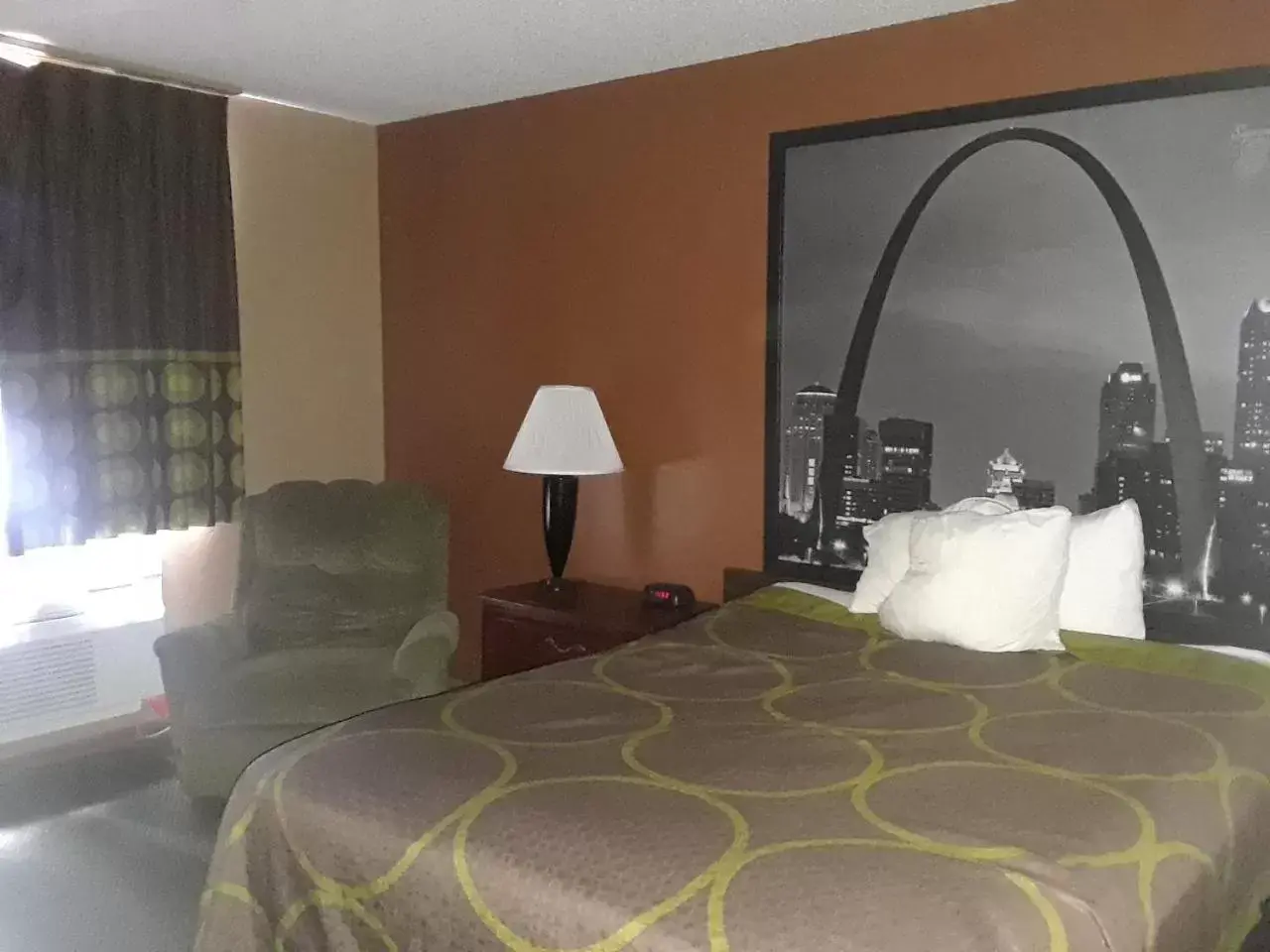 Bed in Super 8 by Wyndham Poplar Bluff Missouri