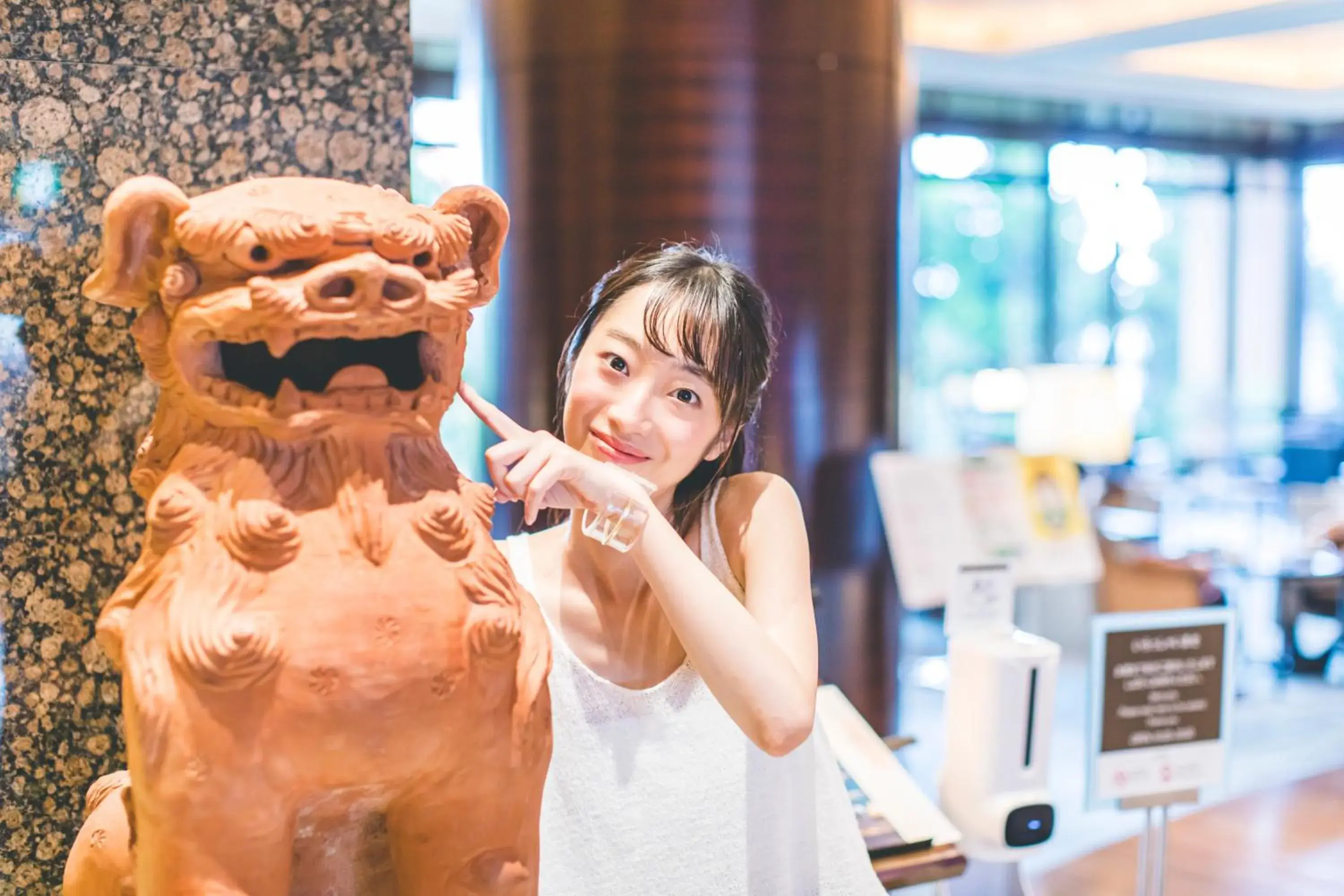 Lobby or reception in Okinawa Harborview Hotel