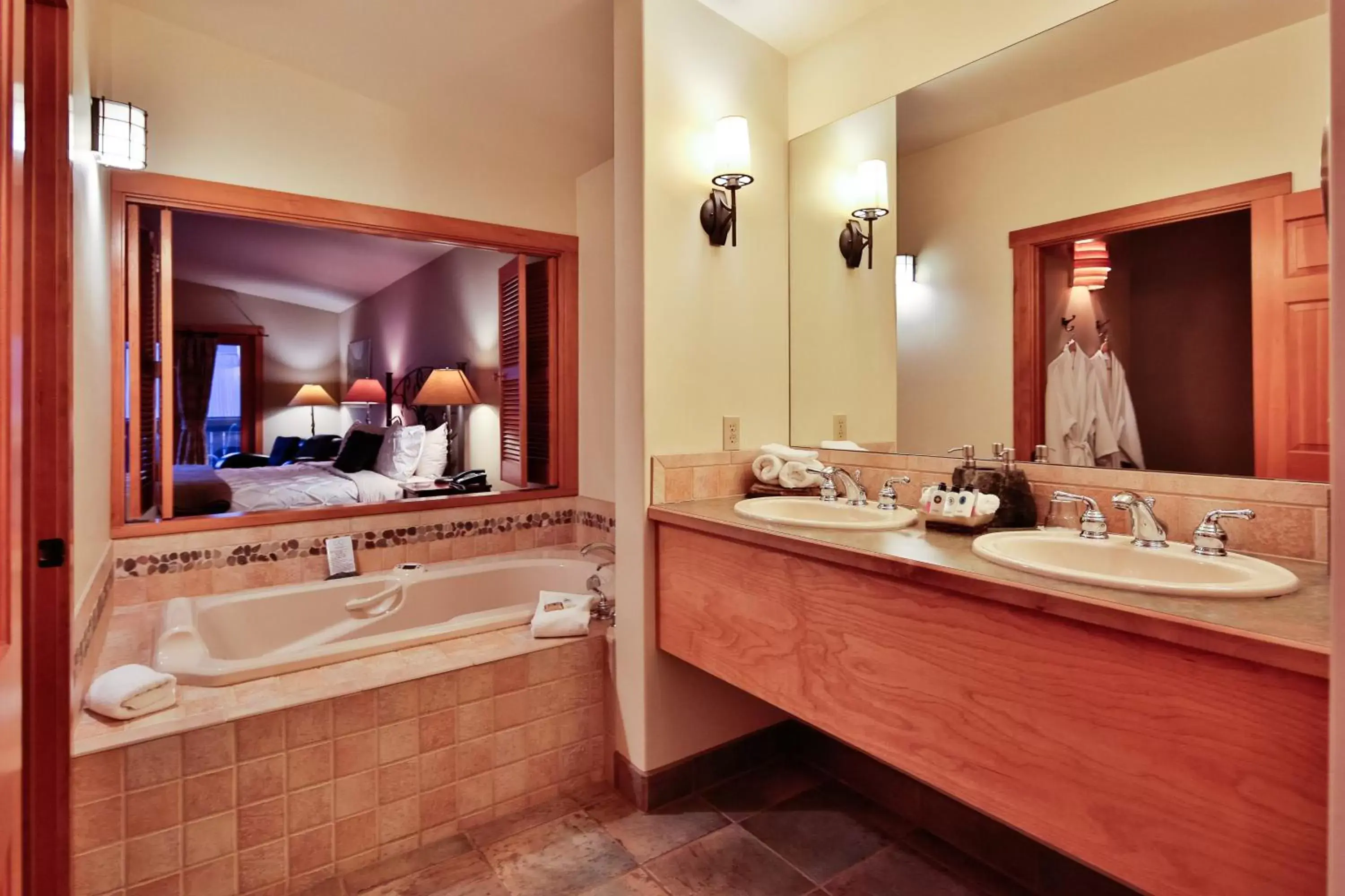 Bathroom in Solstice Suites