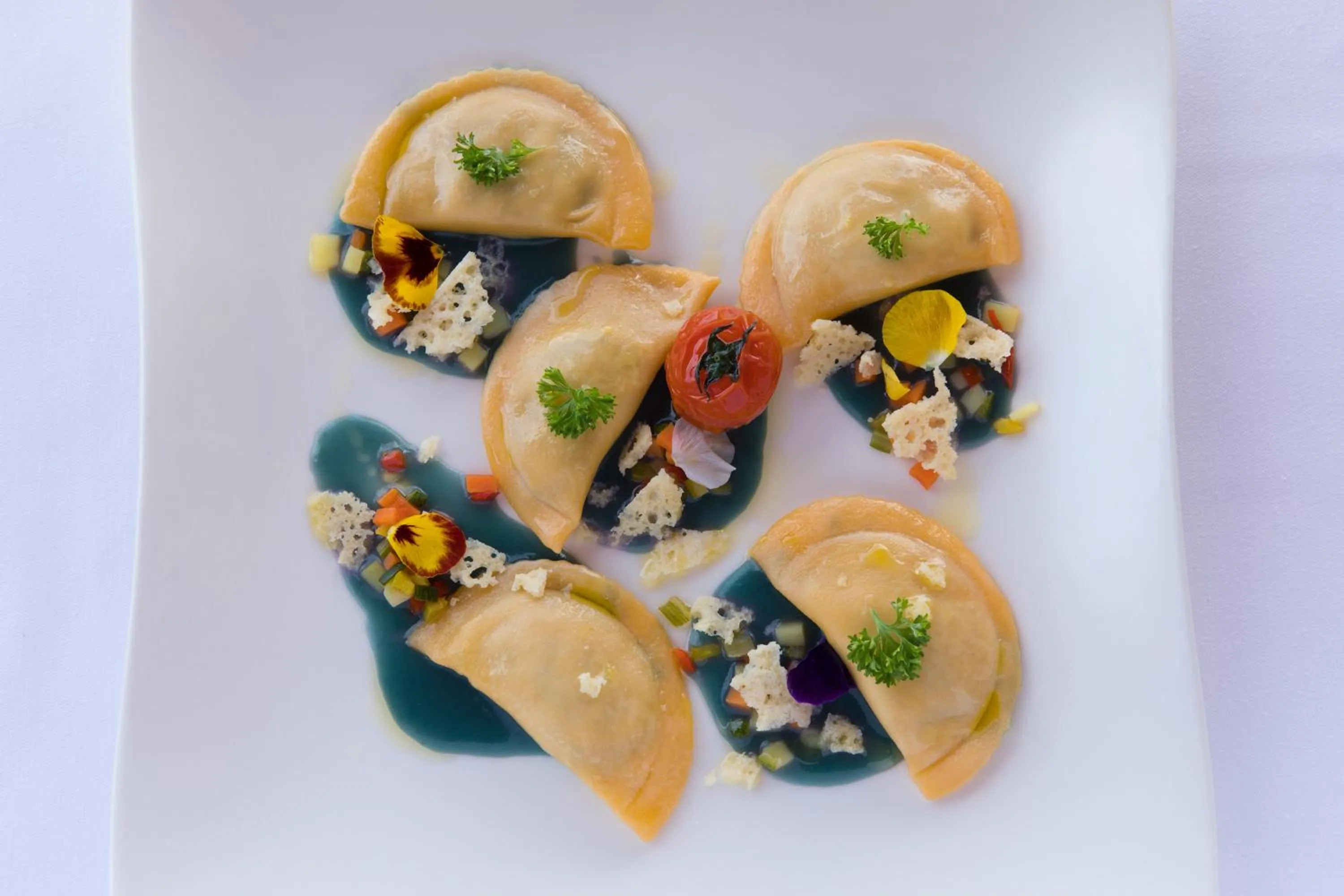 Food close-up in Grand Hotel Ambasciatori