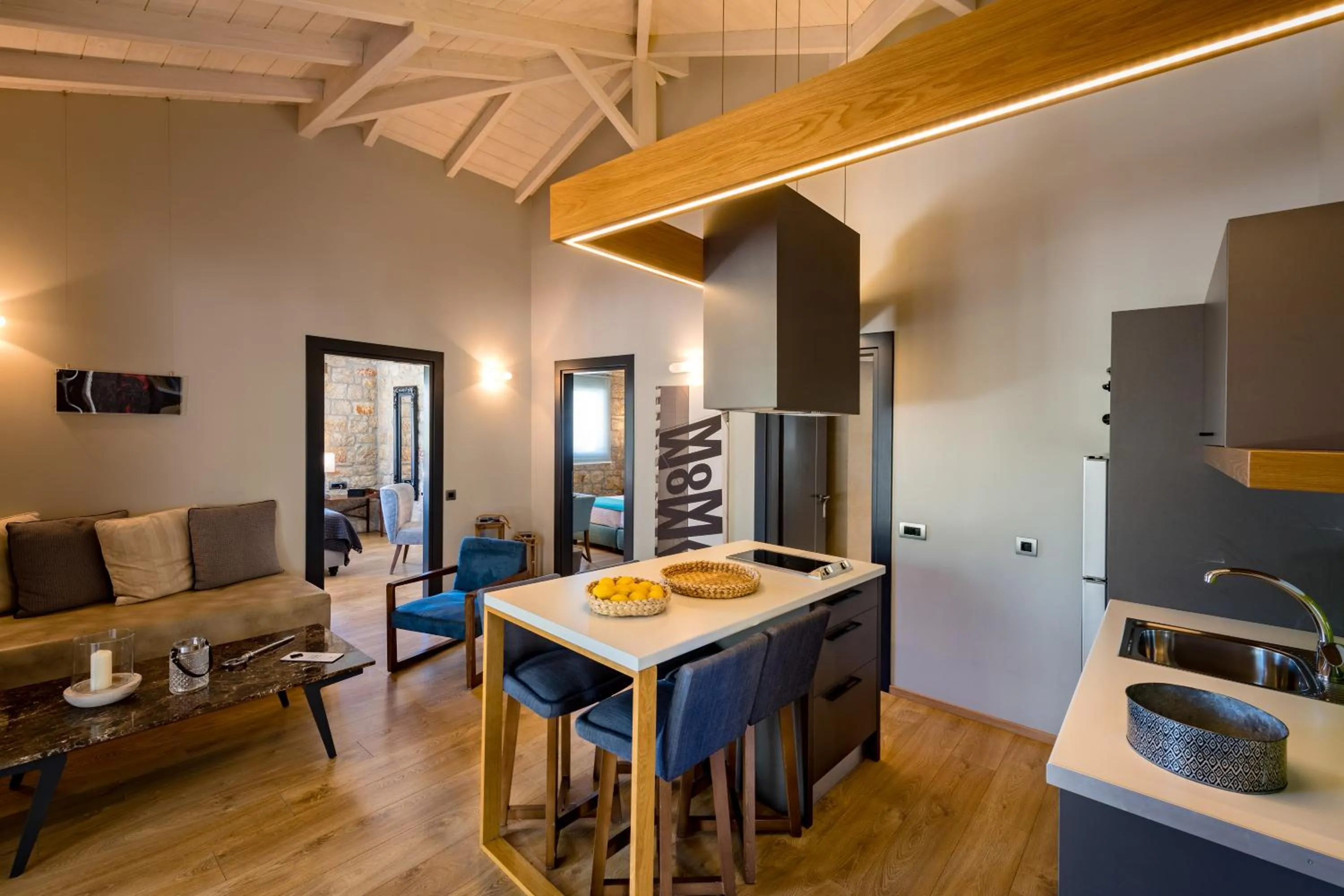 Living room in Anthemion Suites and Villas