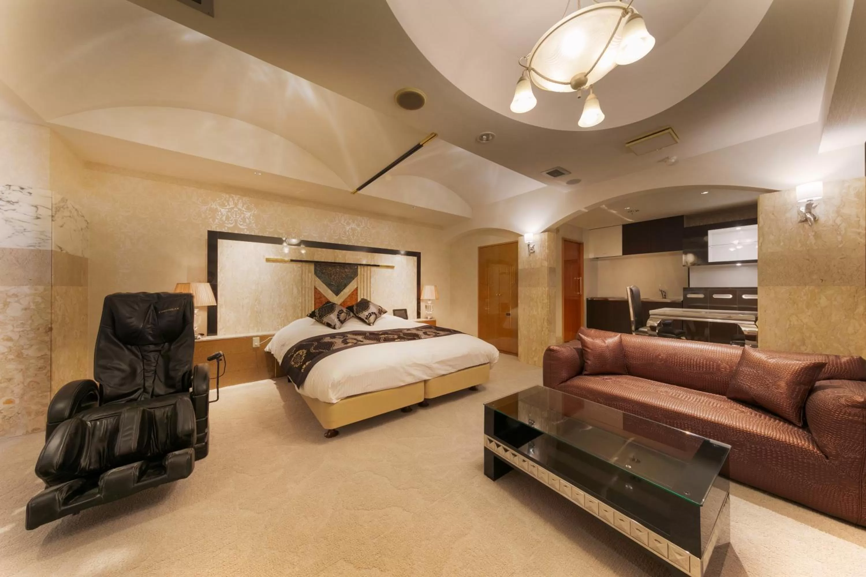 Bed in Hotel Eldia Luxury Kobe (Adult Only)