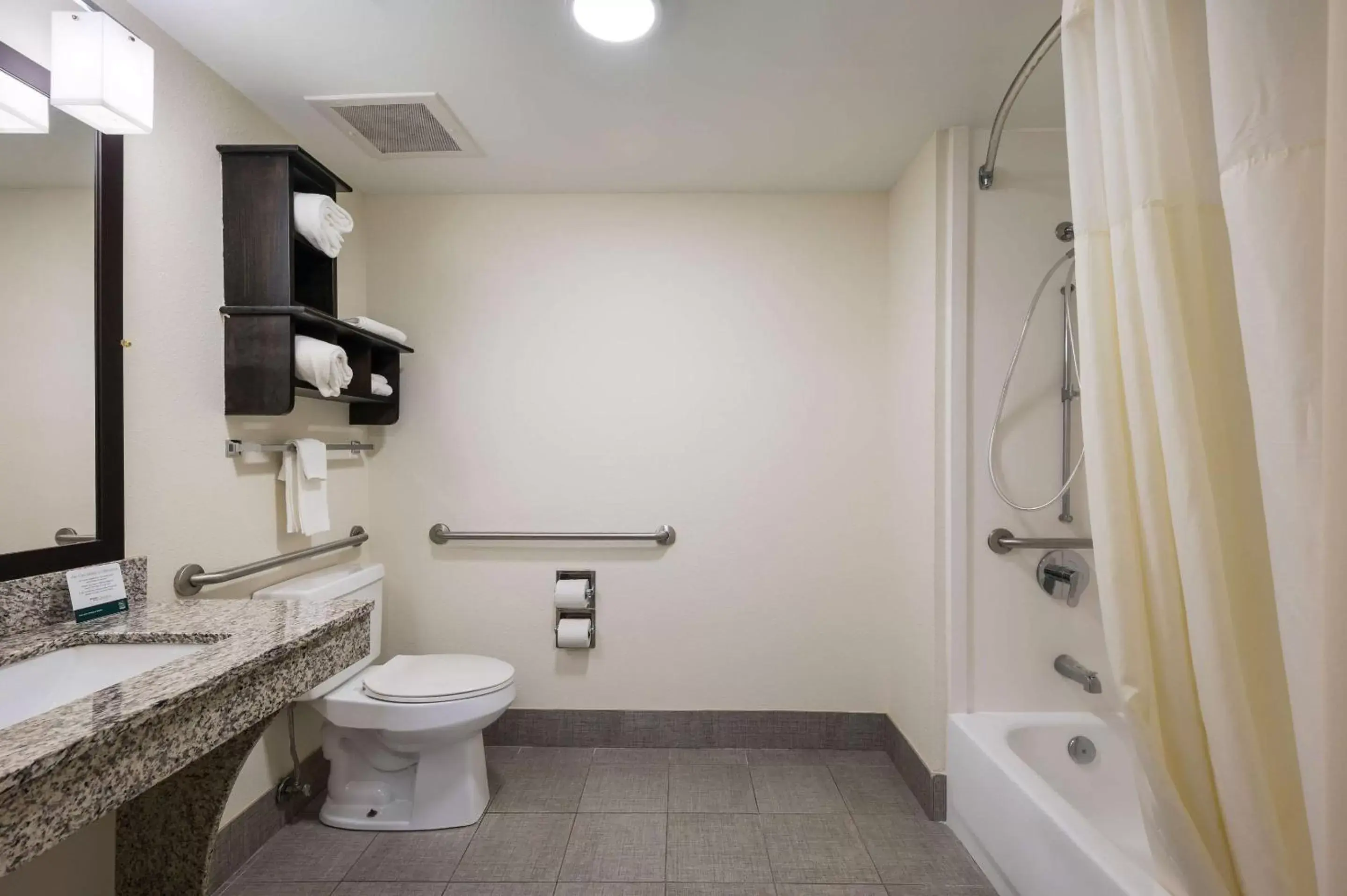 Photo of the whole room, Bathroom in Quality Inn & Suites Huntsville Research Park Area