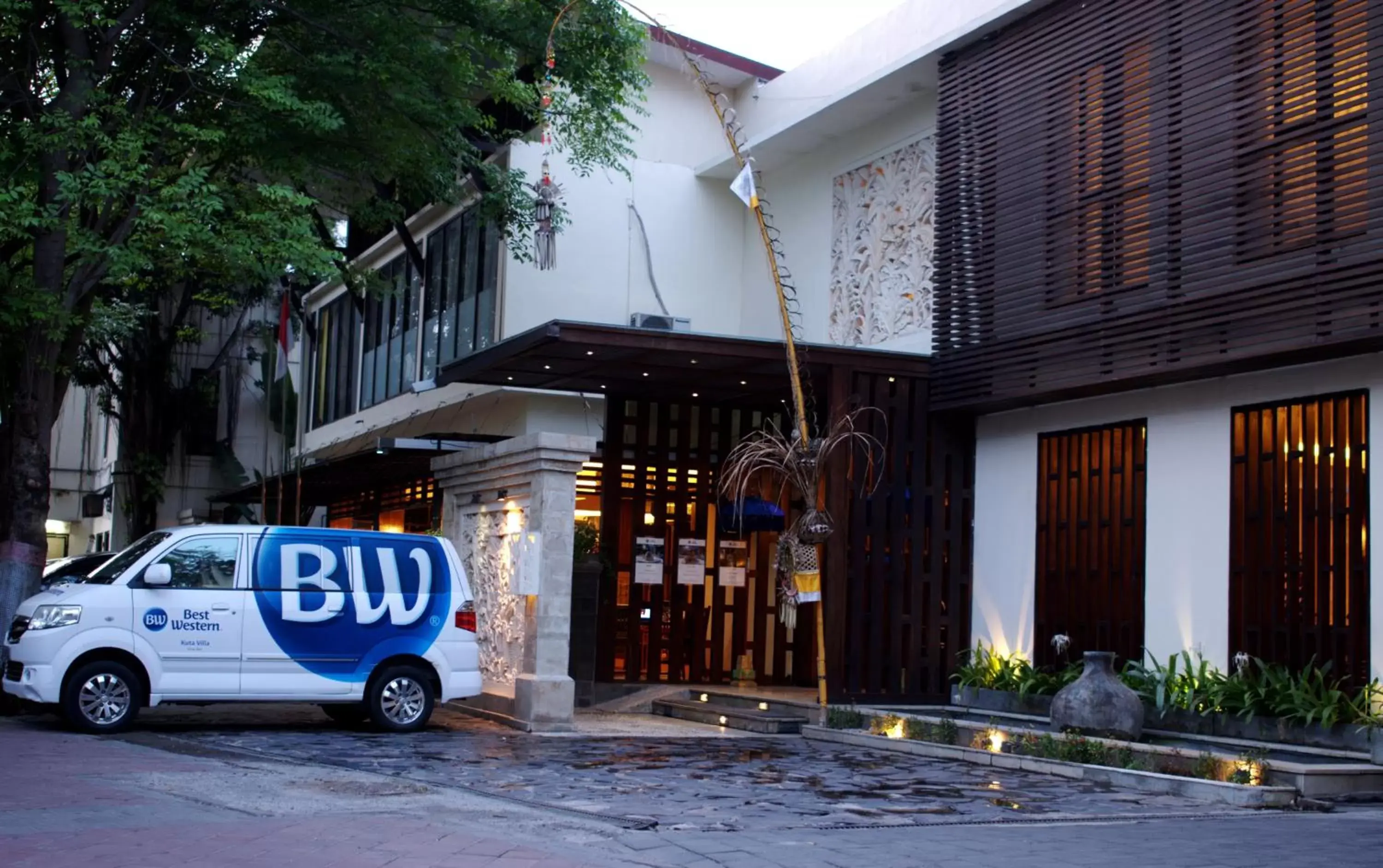 Facade/entrance in Best Western Kuta Villa Facade/entrance in Best Western Kuta Villa